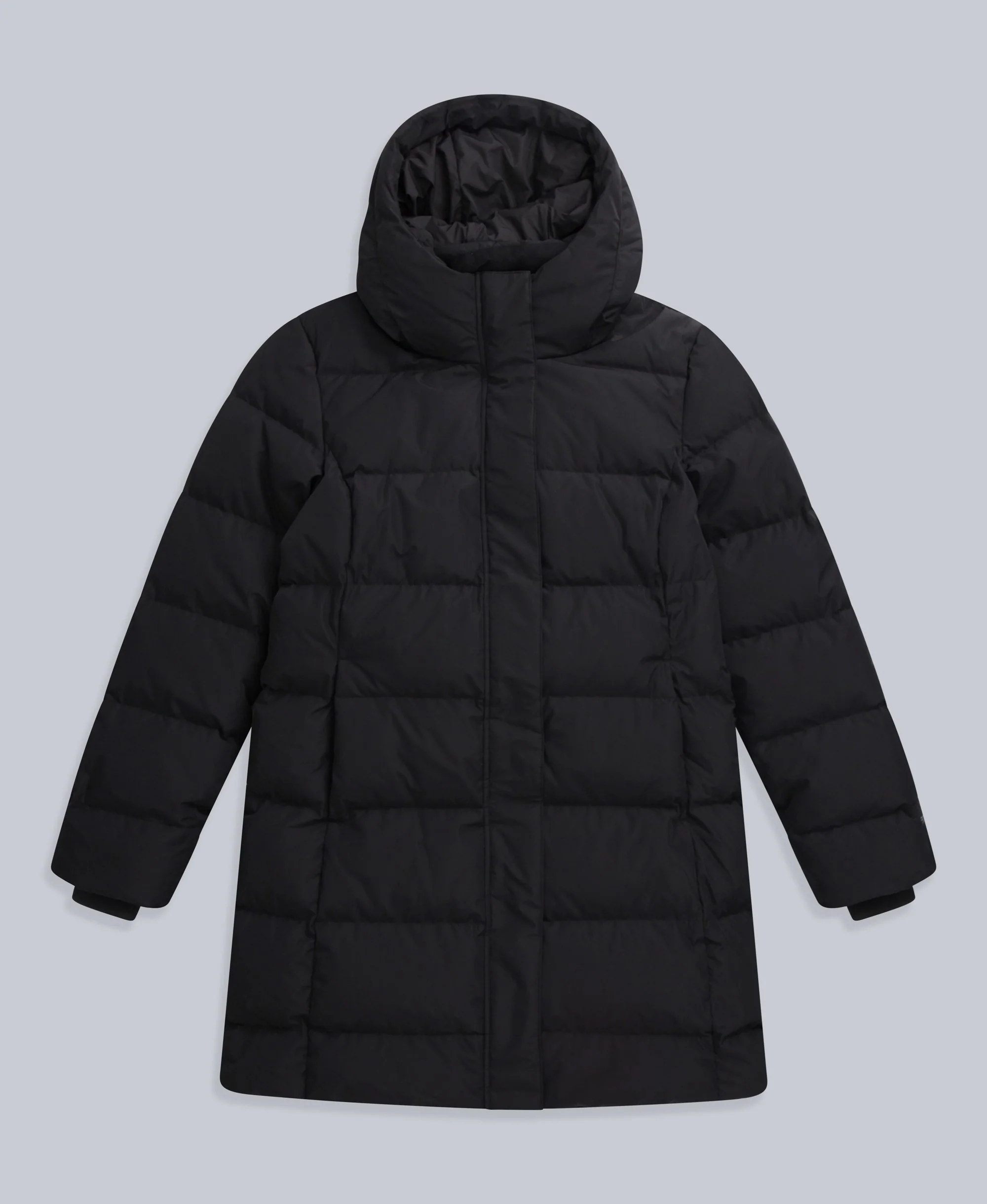 Ivy Womens Down Coat - Jet Black - Image 3