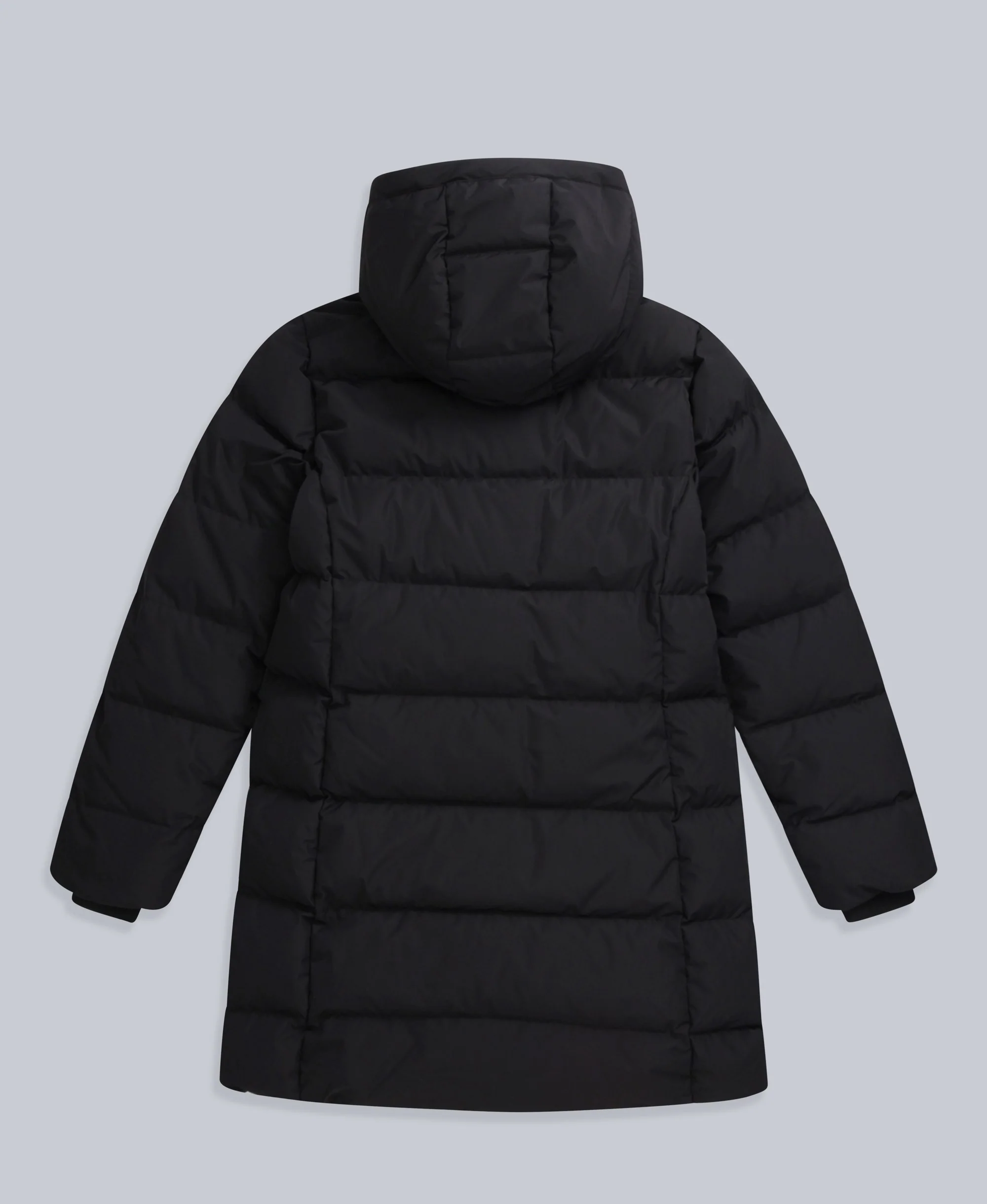 Ivy Womens Down Coat - Jet Black - Image 4