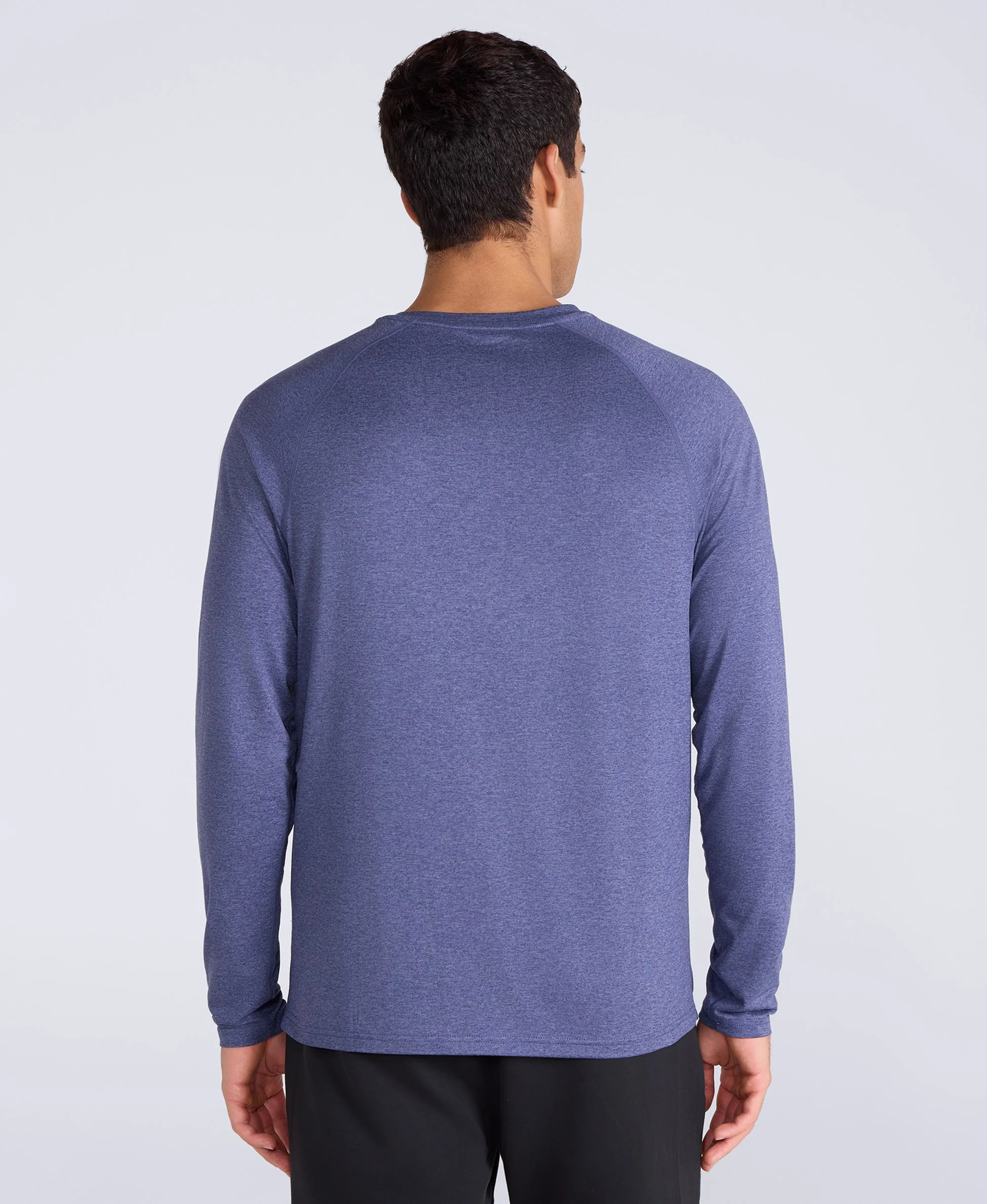 Active Mens Long Sleeve Tee - Blue - Image 5