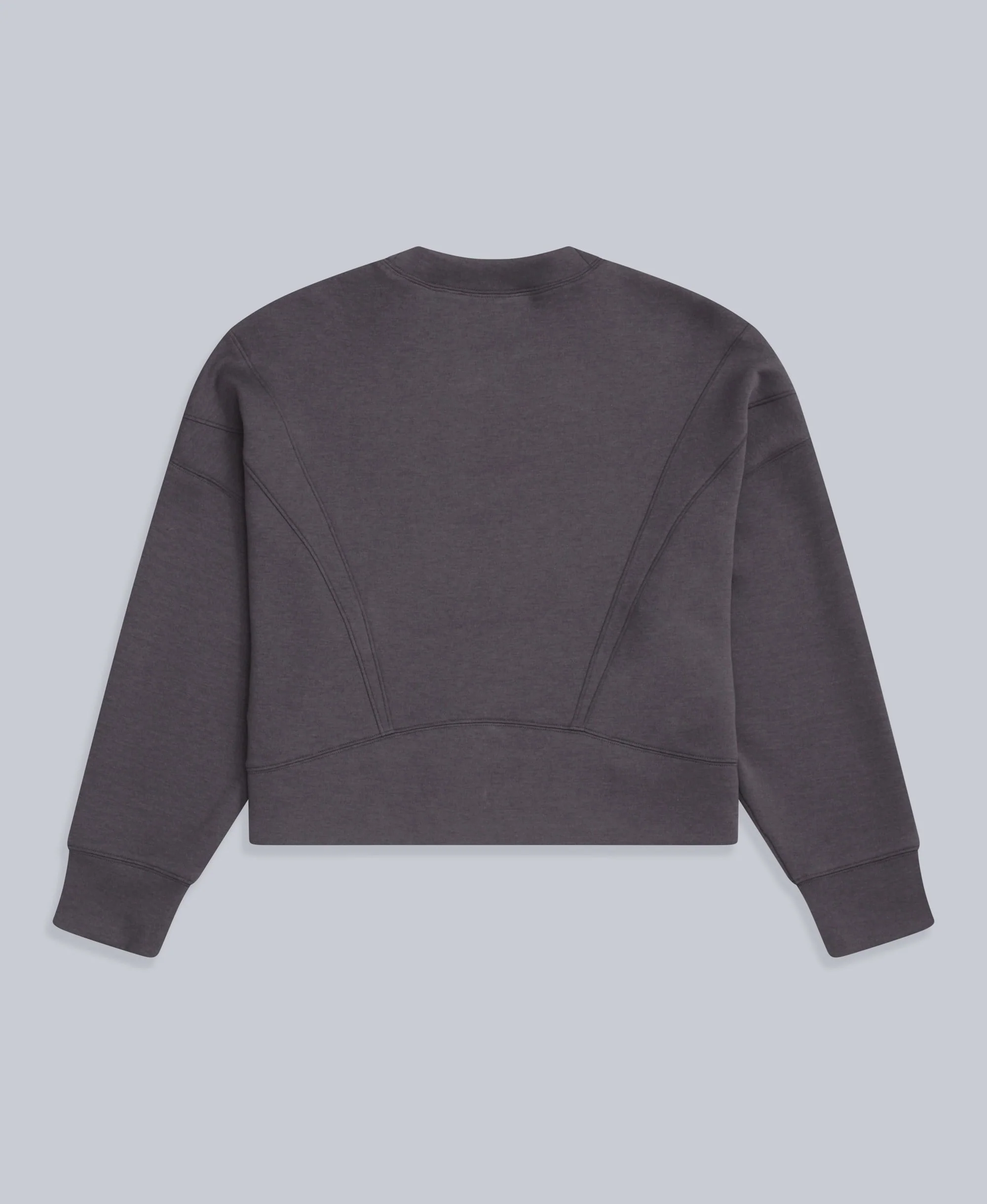 Active Womens Crop Sweatshirt - Taupe - Image 11