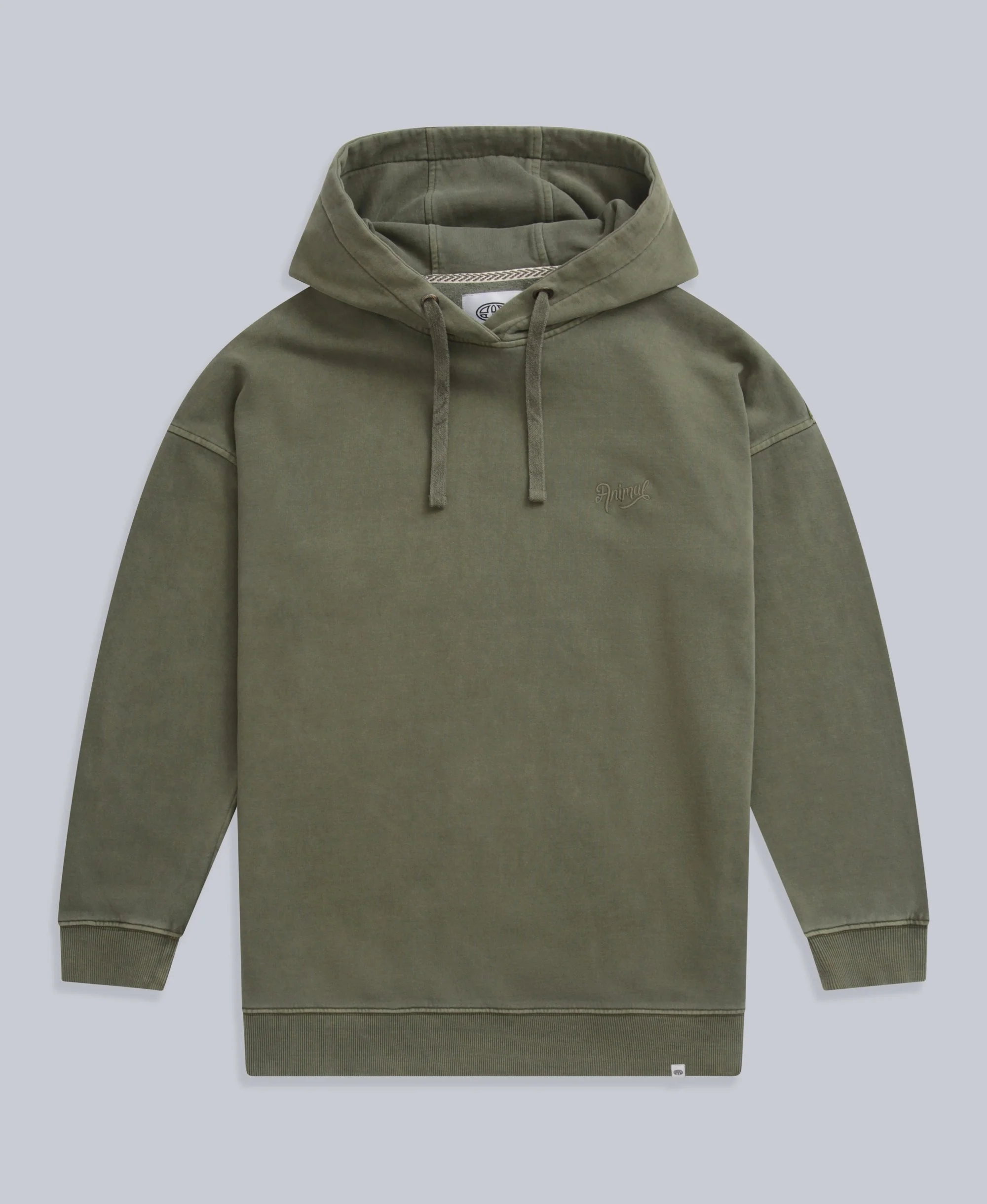 Amber Womens Relaxed Hoodie - Khaki - Image 5