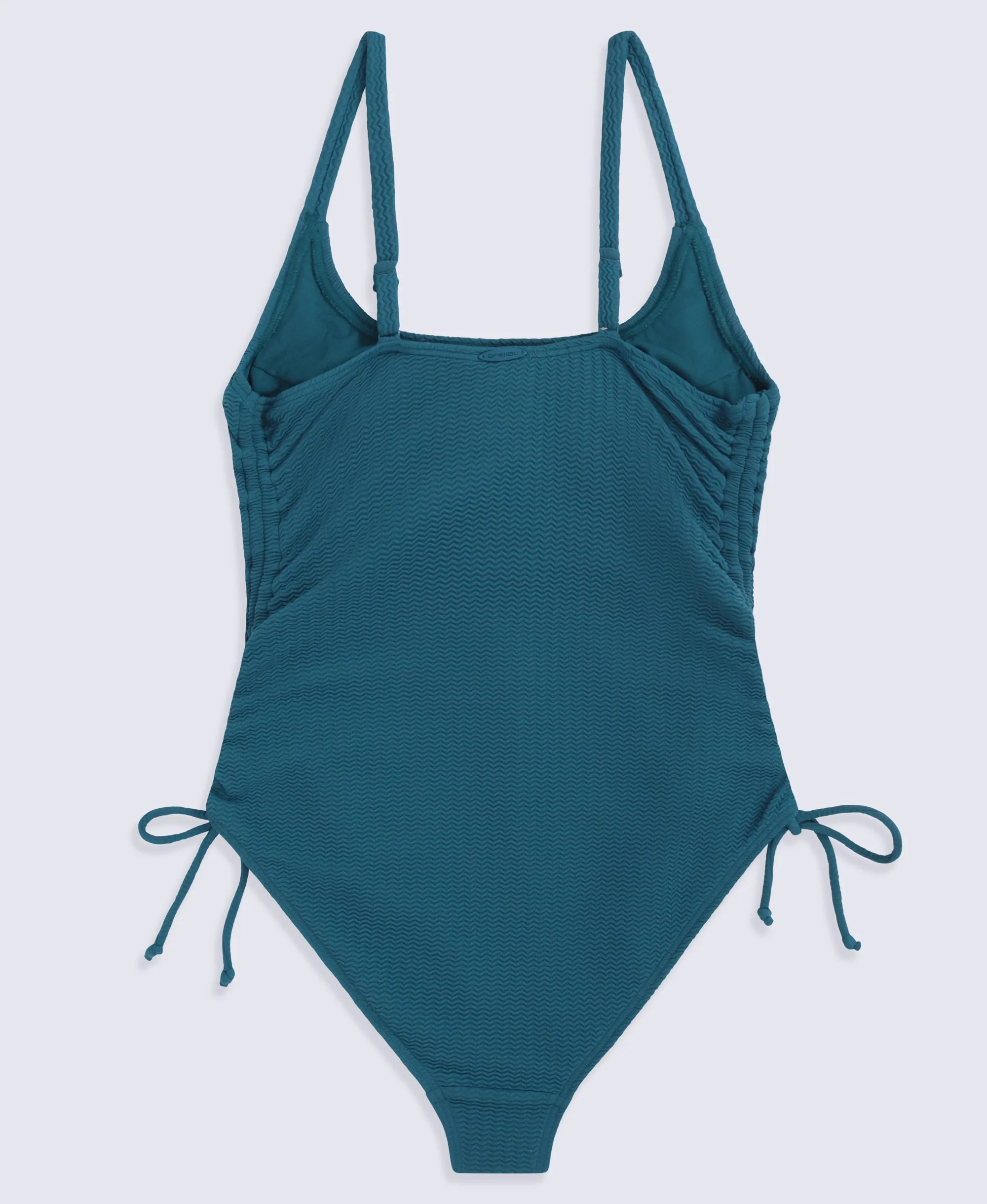 Madelyn Womens Tie Side Swimsuit - Teal - Image 8