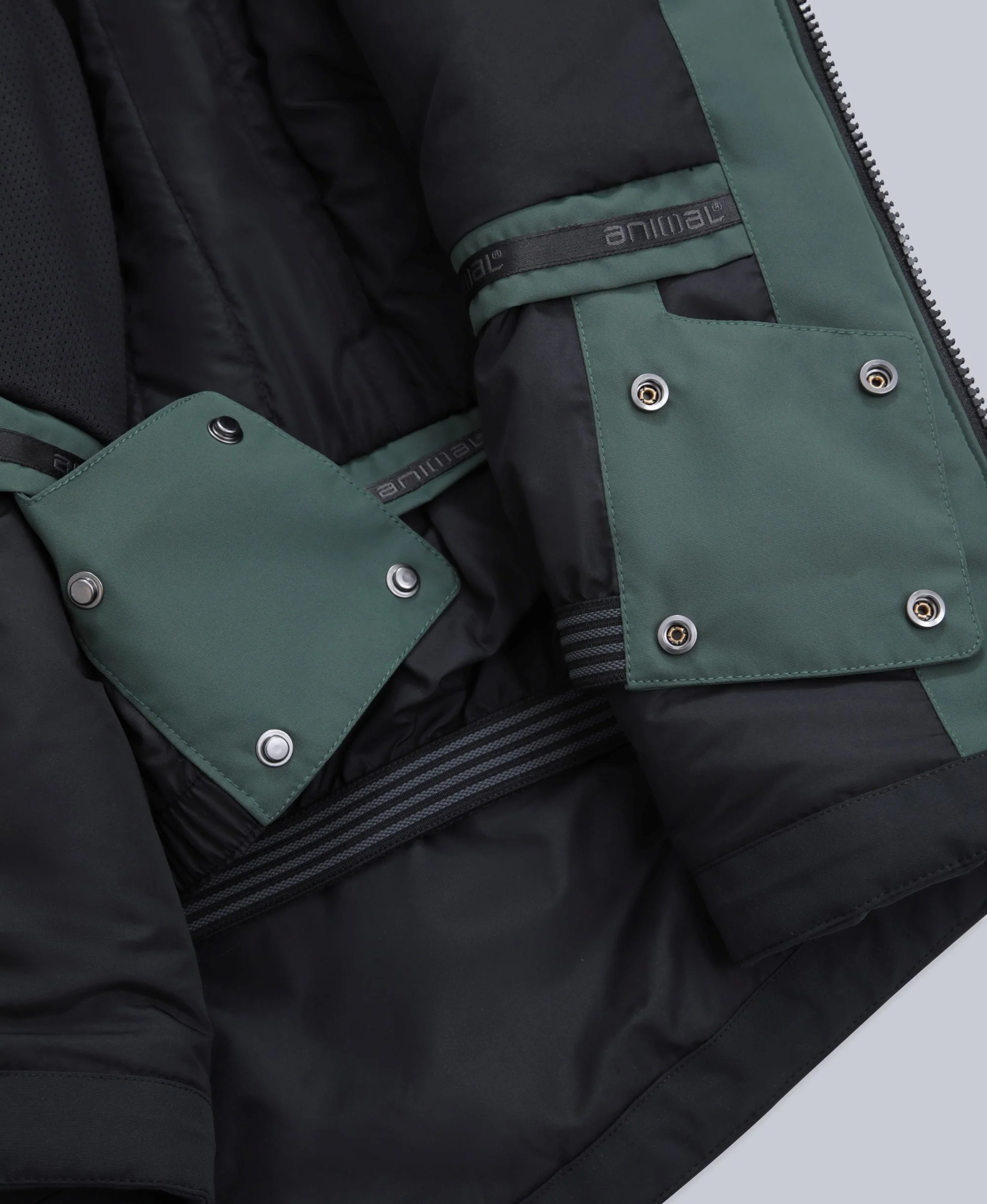 Zephyr Mens Waterproof Snow Jacket - Green - Image 11
