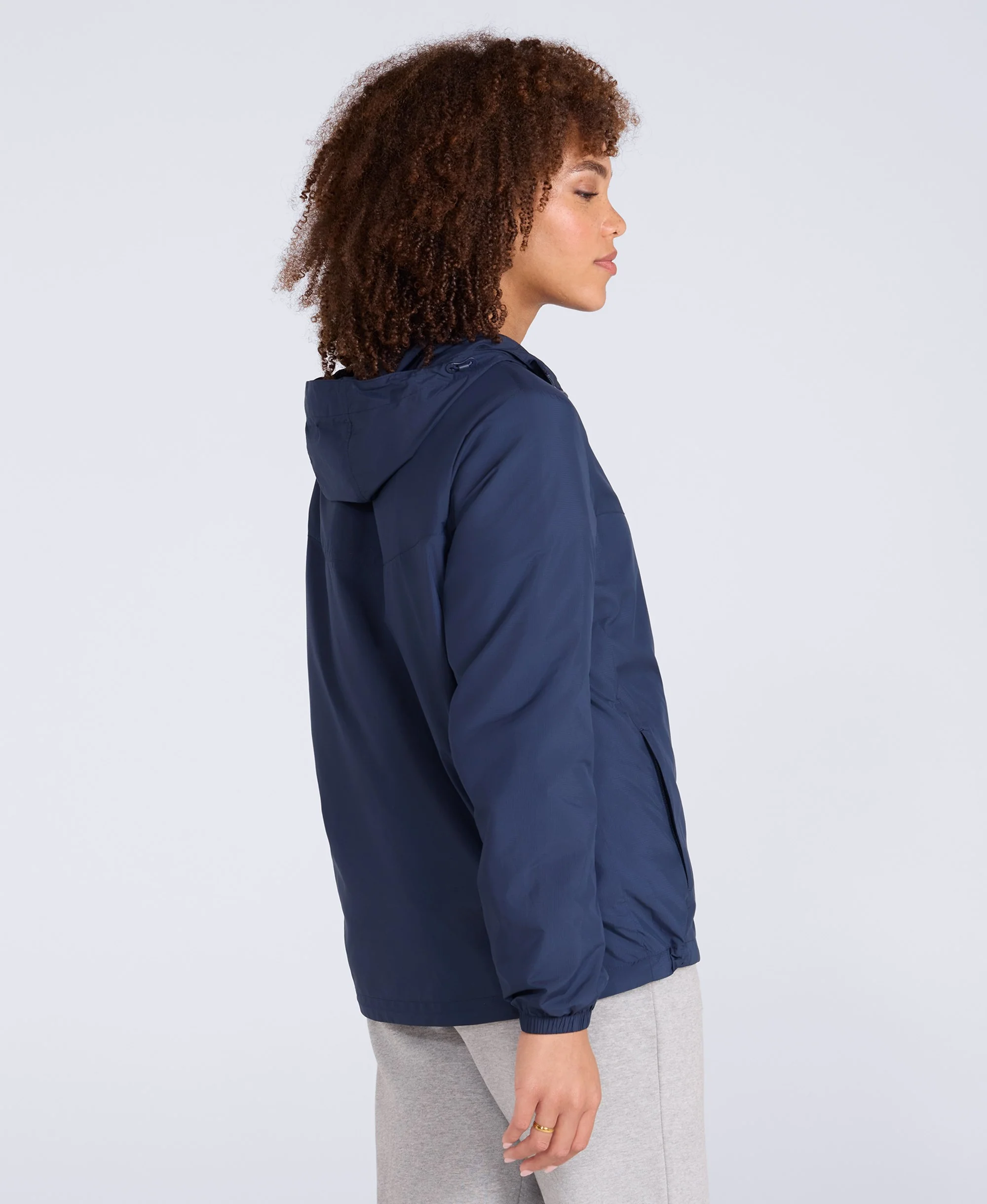 Sunrise Womens Light Packable Travel Jacket - Navy - Image 5