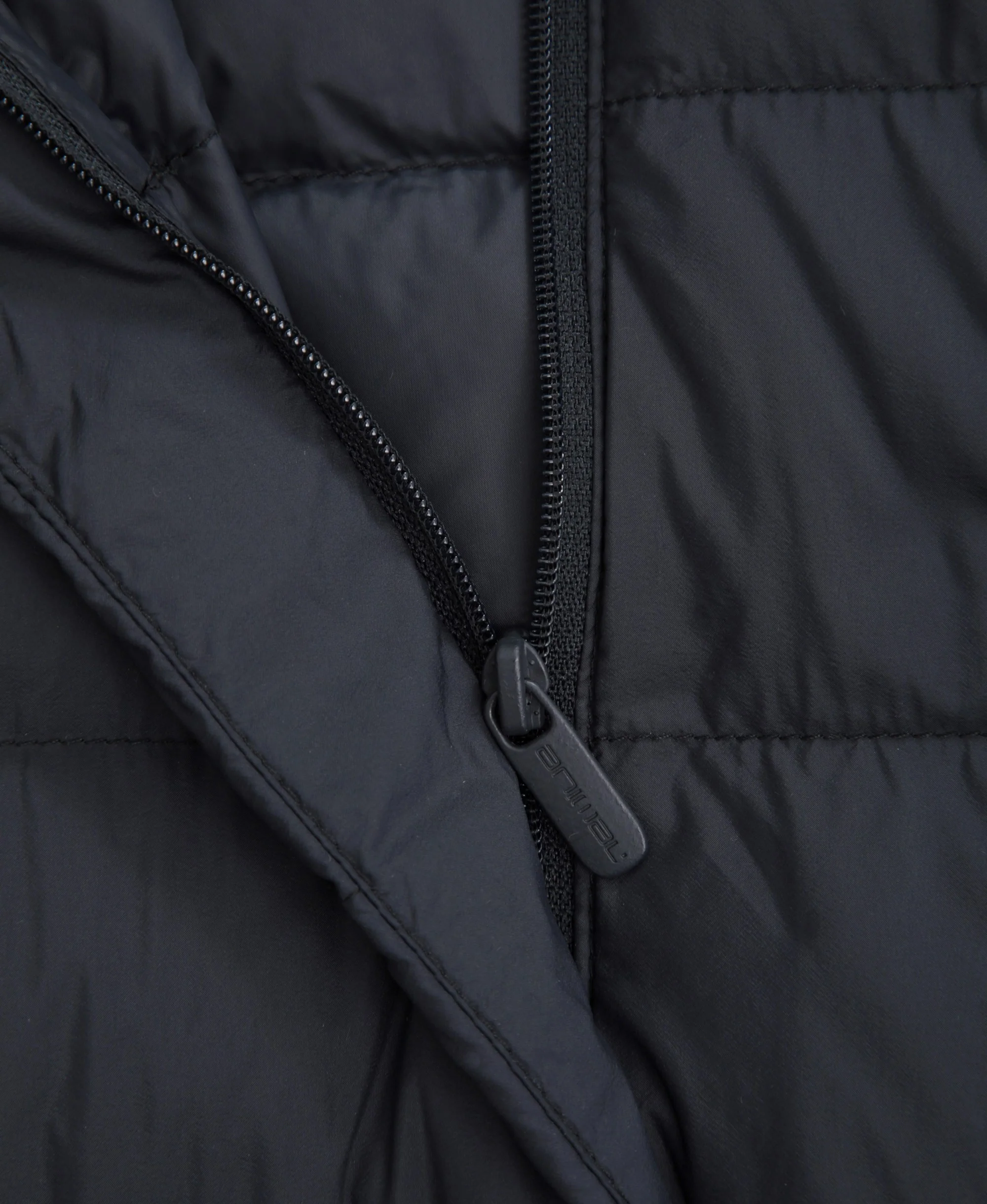 Womens Lightweight Down Packable Jacket - Black - Image 8