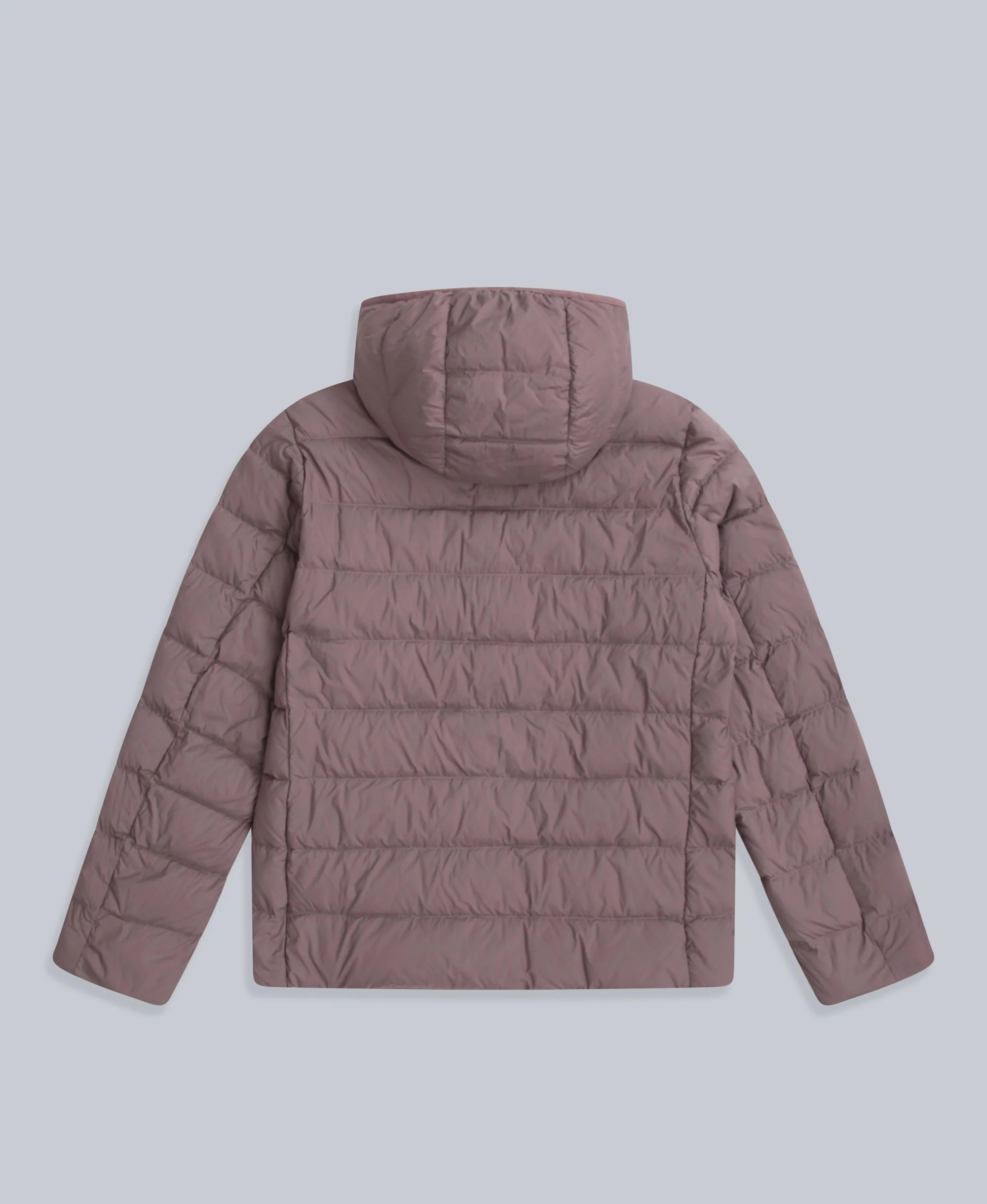 Womens Lightweight Down Packable Jacket - Dusky Purple - Image 7