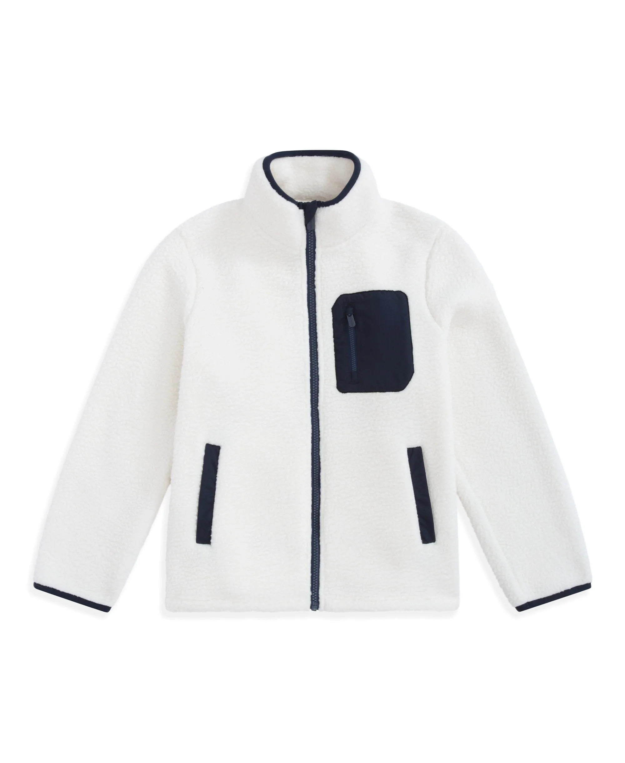 Atlas Kids Zip Fleece - Beige - Image 5