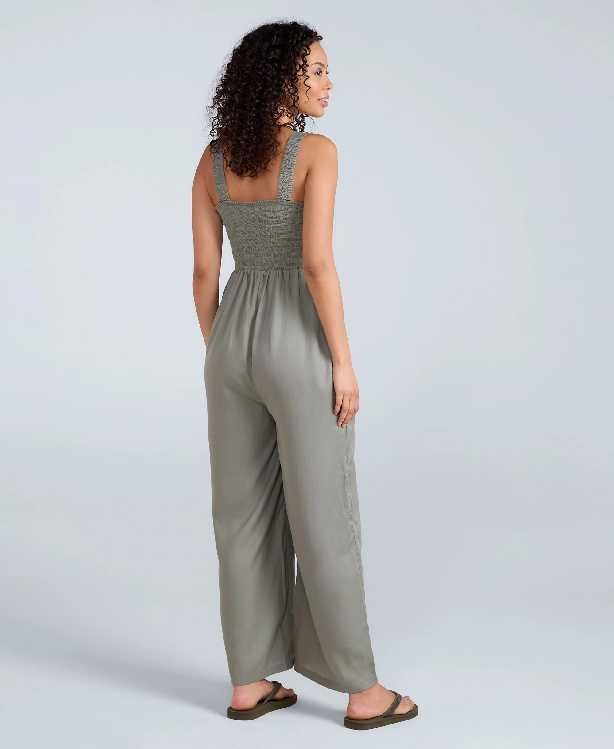 Astrid Womens Jumpsuit - Pale Green - Image 4