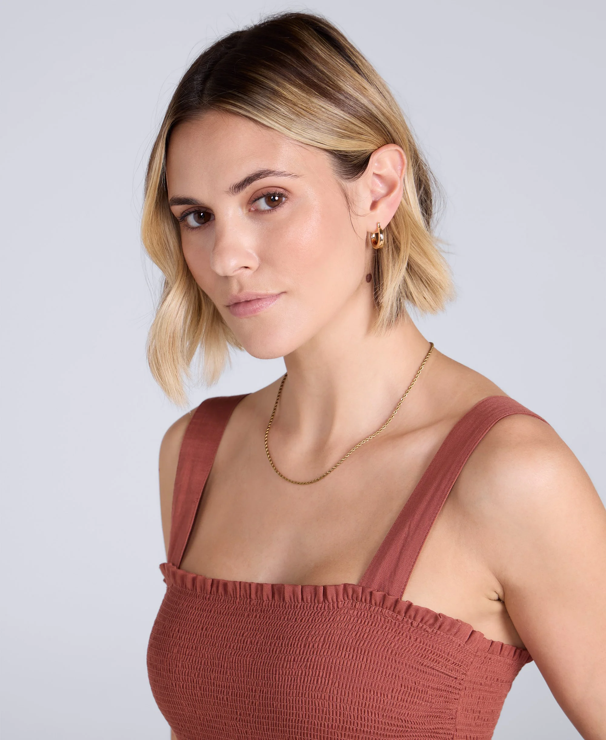 Astrid Womens Jumpsuit - Rust - Image 2