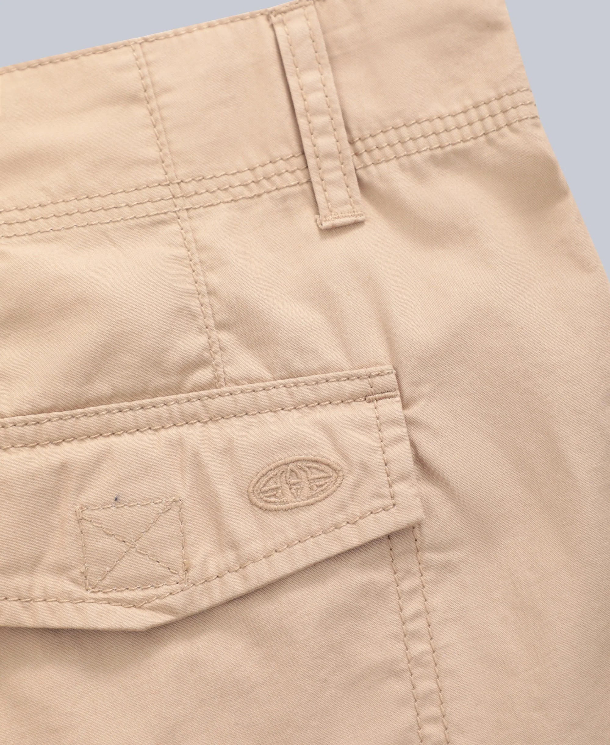 Atlantis Mens Cargo Shorts - Beige - Image 10