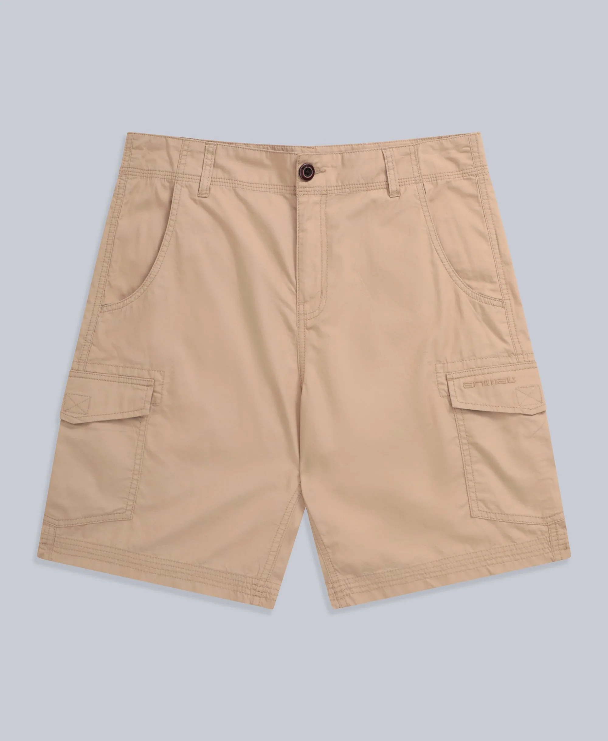 Atlantis Mens Cargo Shorts - Beige - Image 6