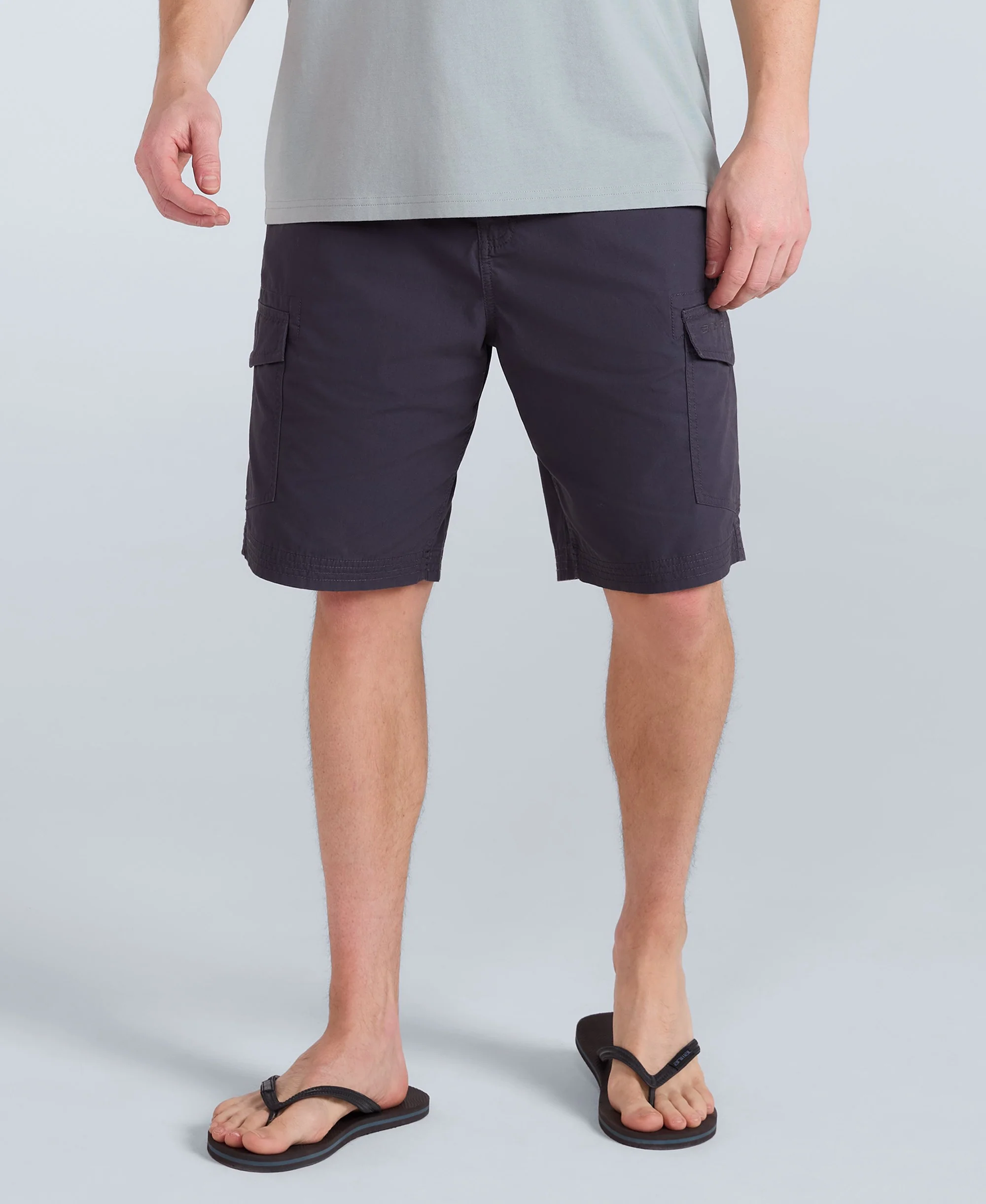 Atlantis Mens Cargo Shorts - Charcoal