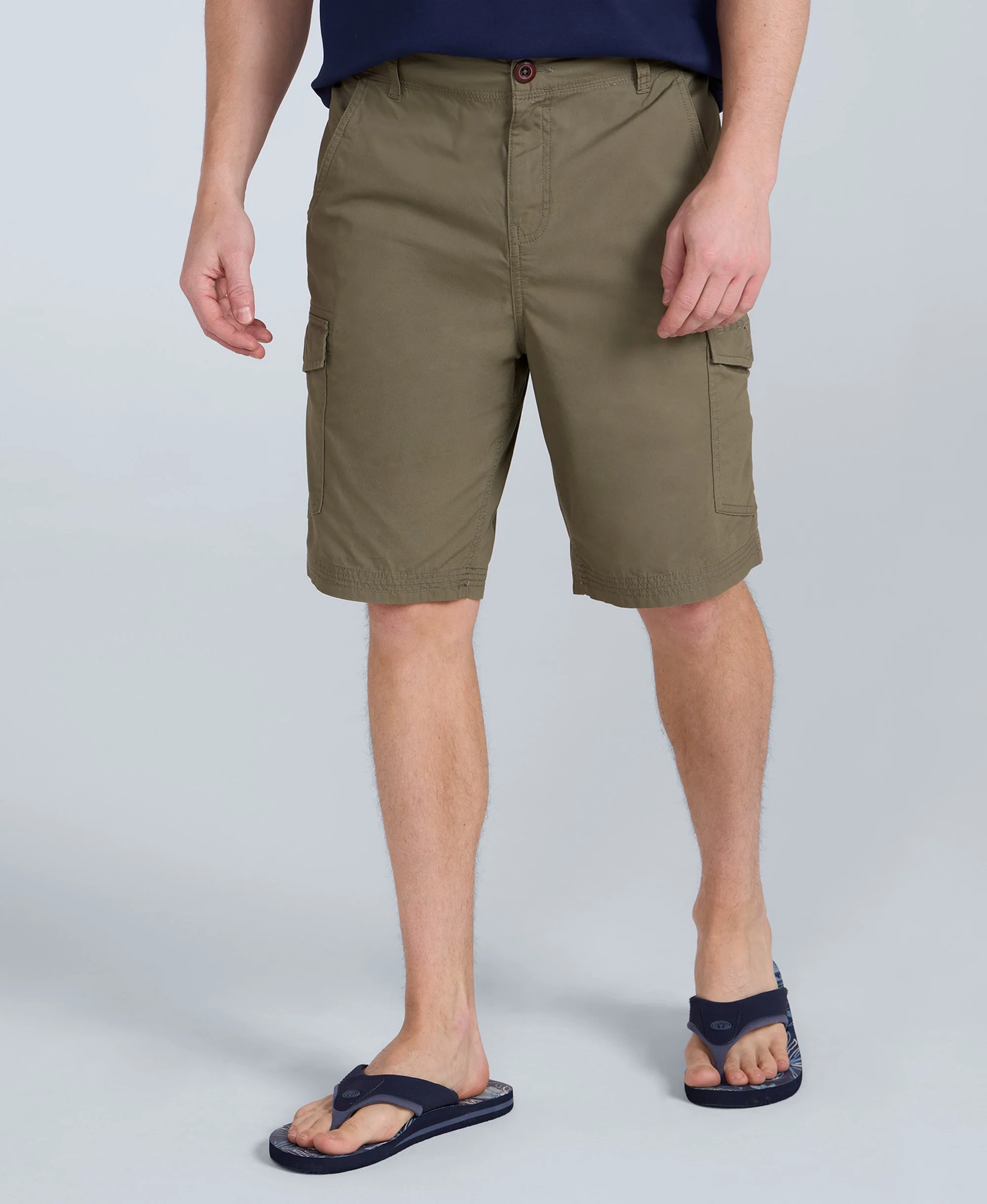 Atlantis Mens Cargo Shorts - Khaki