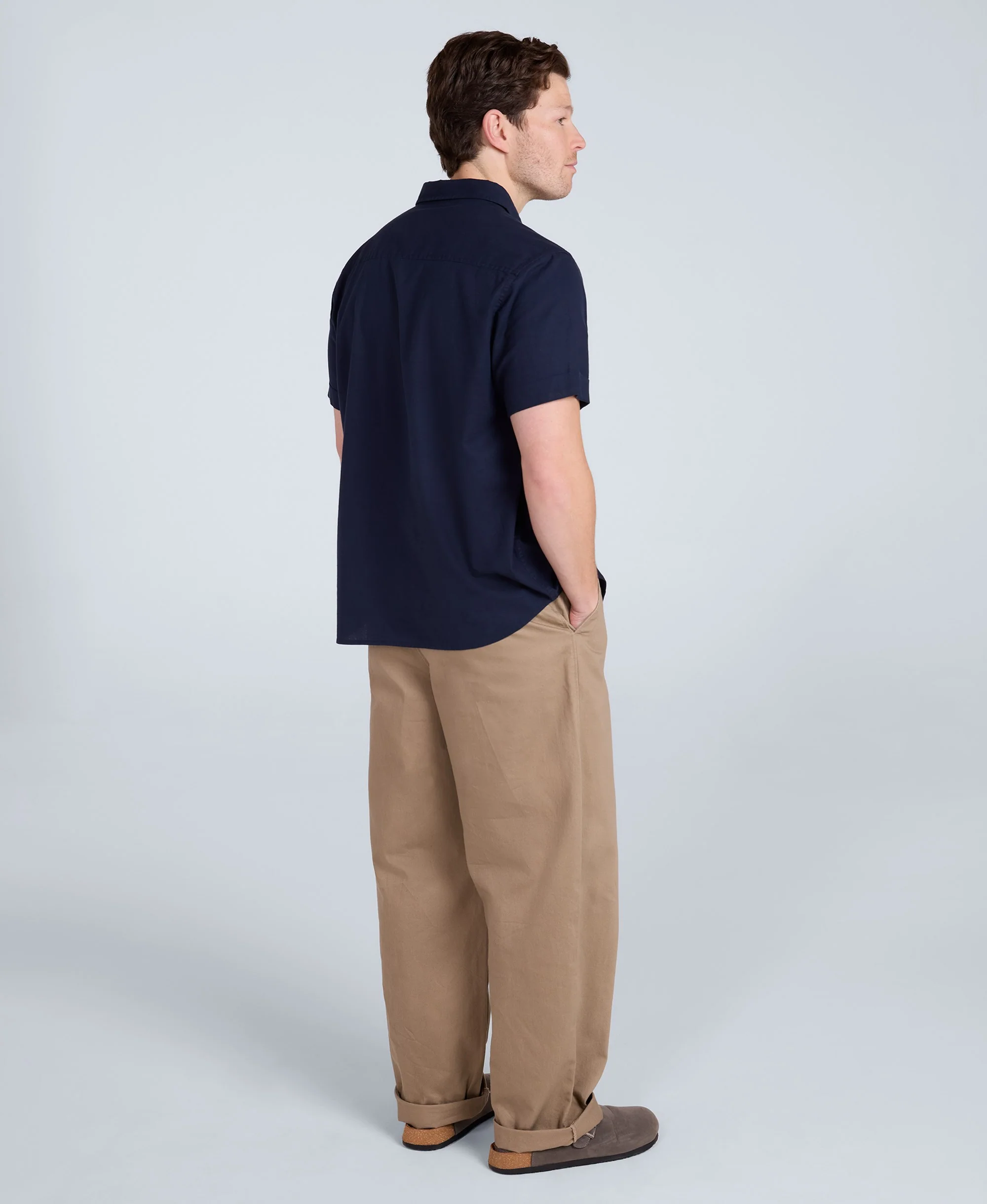Bayside Mens Shirt - Navy - Image 4