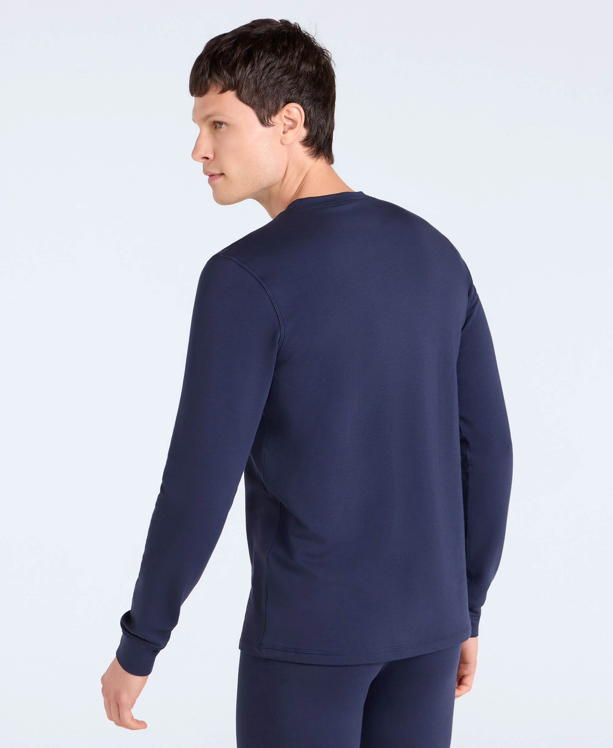 Blaze Mens Base Layer Top - Dark Blue - Image 3