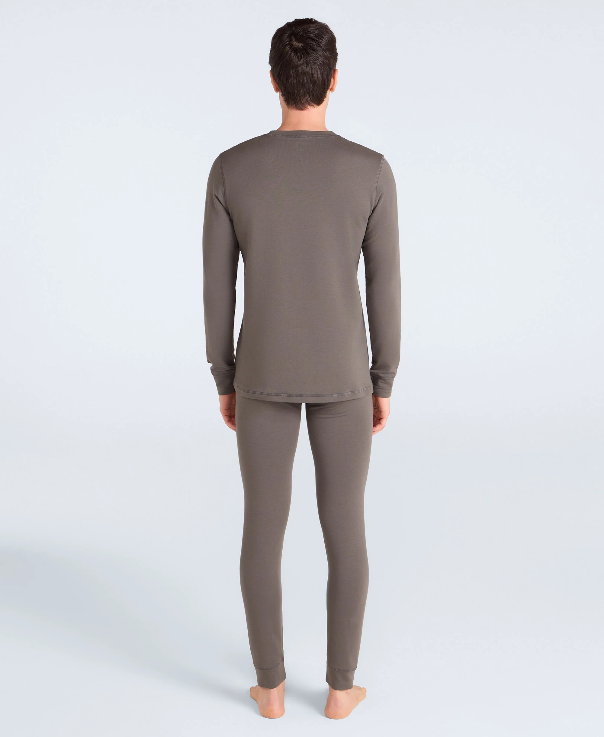 Blaze Mens Base Layer Top - Dark Khaki - Image 4