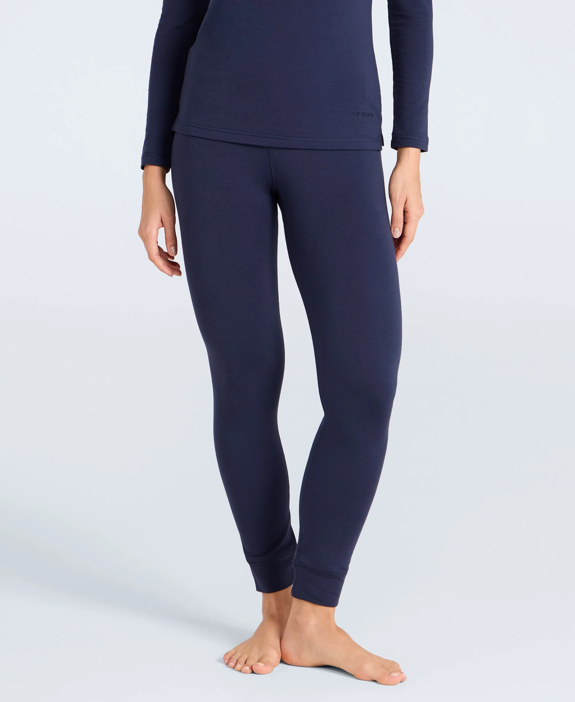 Blaze Womens Base Layer Pants - Navy - Image 4