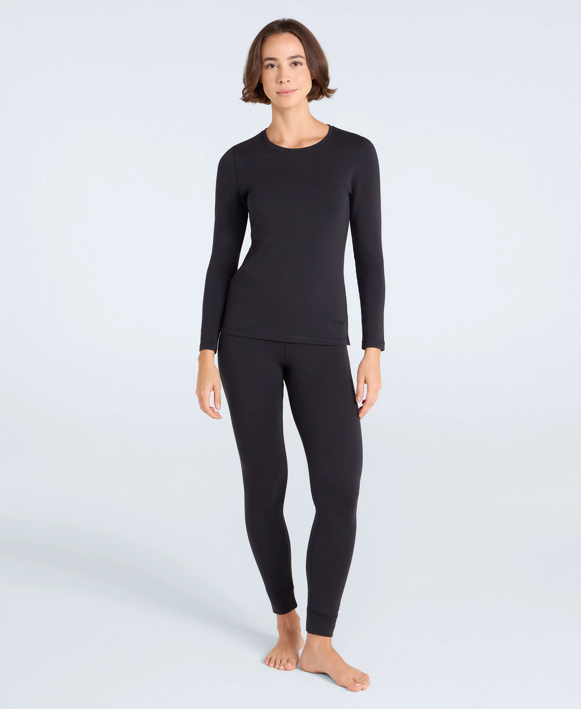 Blaze Womens Base Layer Top - Jet Black - Image 2