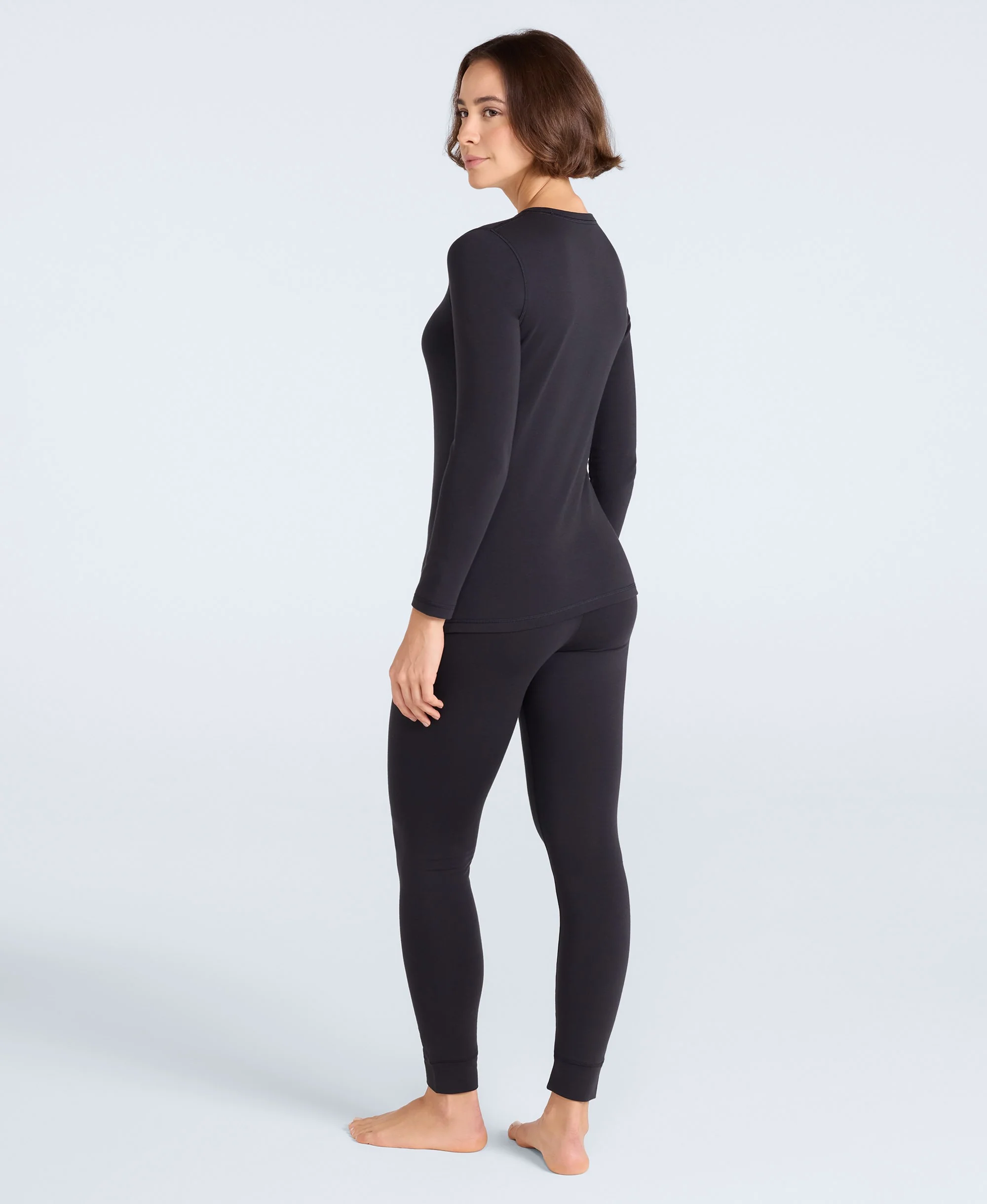 Blaze Womens Base Layer Top - Jet Black - Image 4