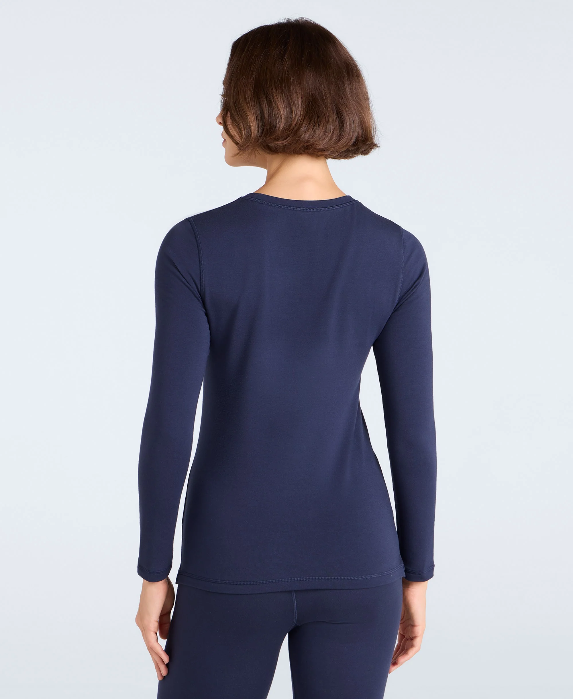 Blaze Womens Base Layer Top - Navy - Image 3