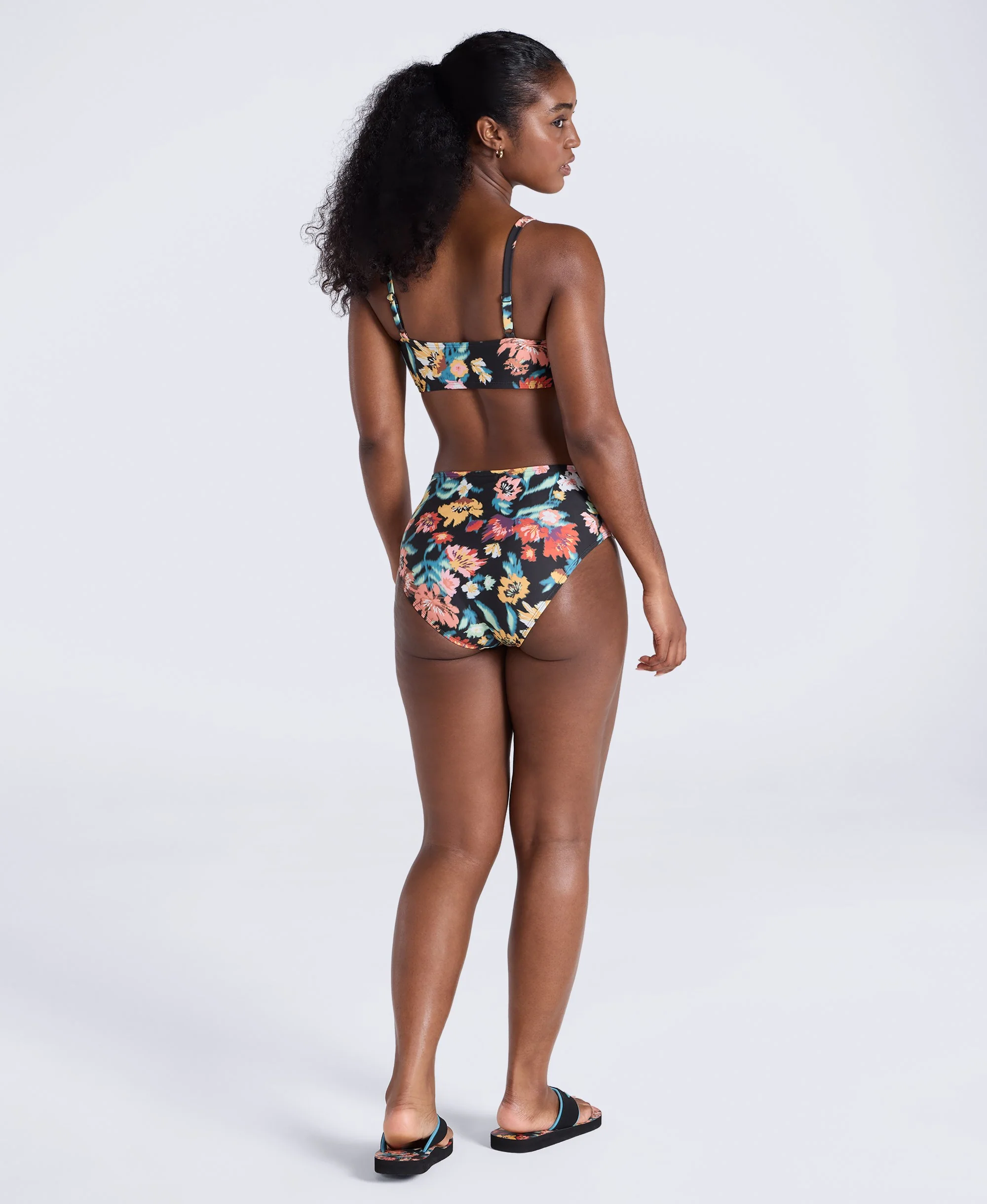 Bondi Womens Wrap Bikini Bottoms - Black - Image 4