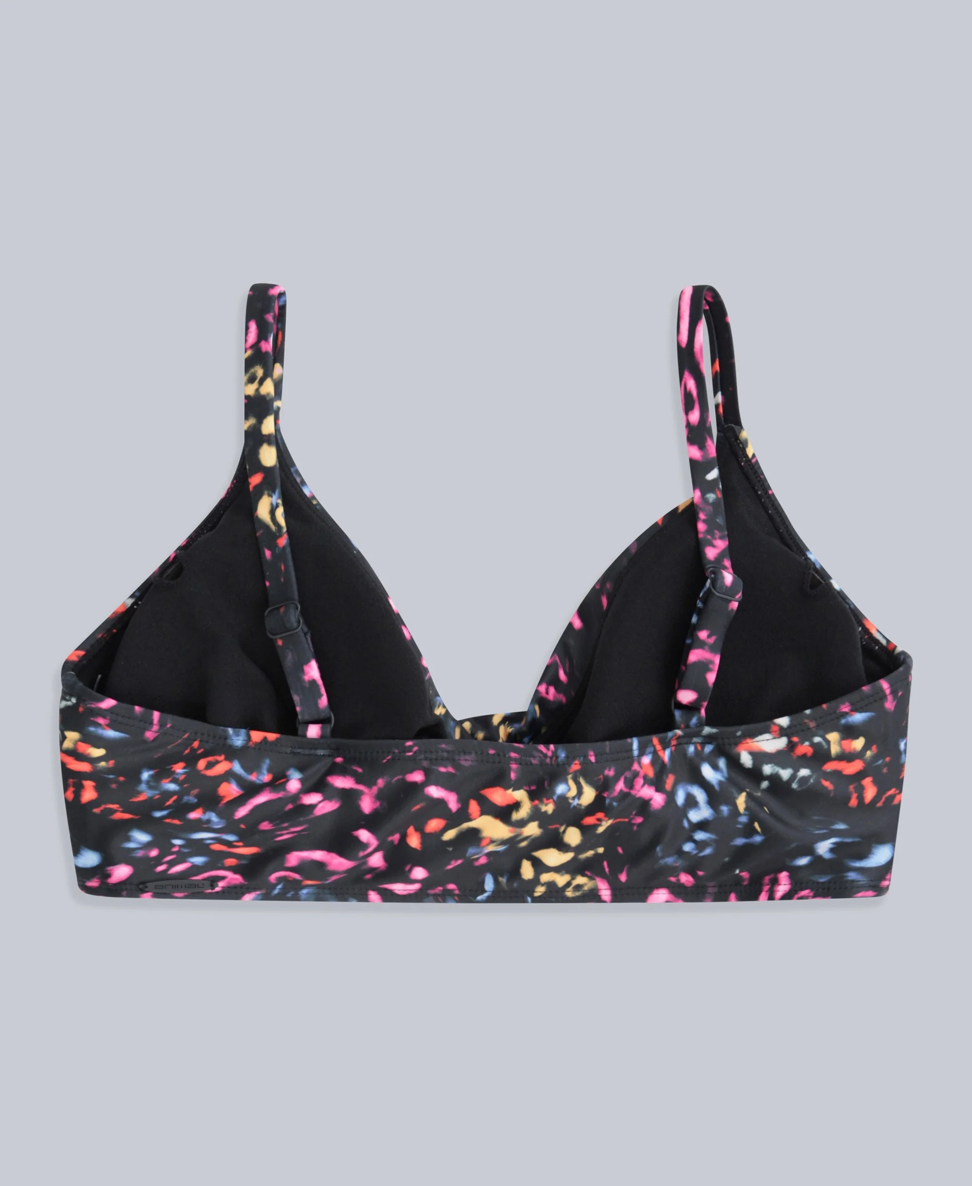 Bondi Womens Wrap Bikini Top - Jet Black - Image 6