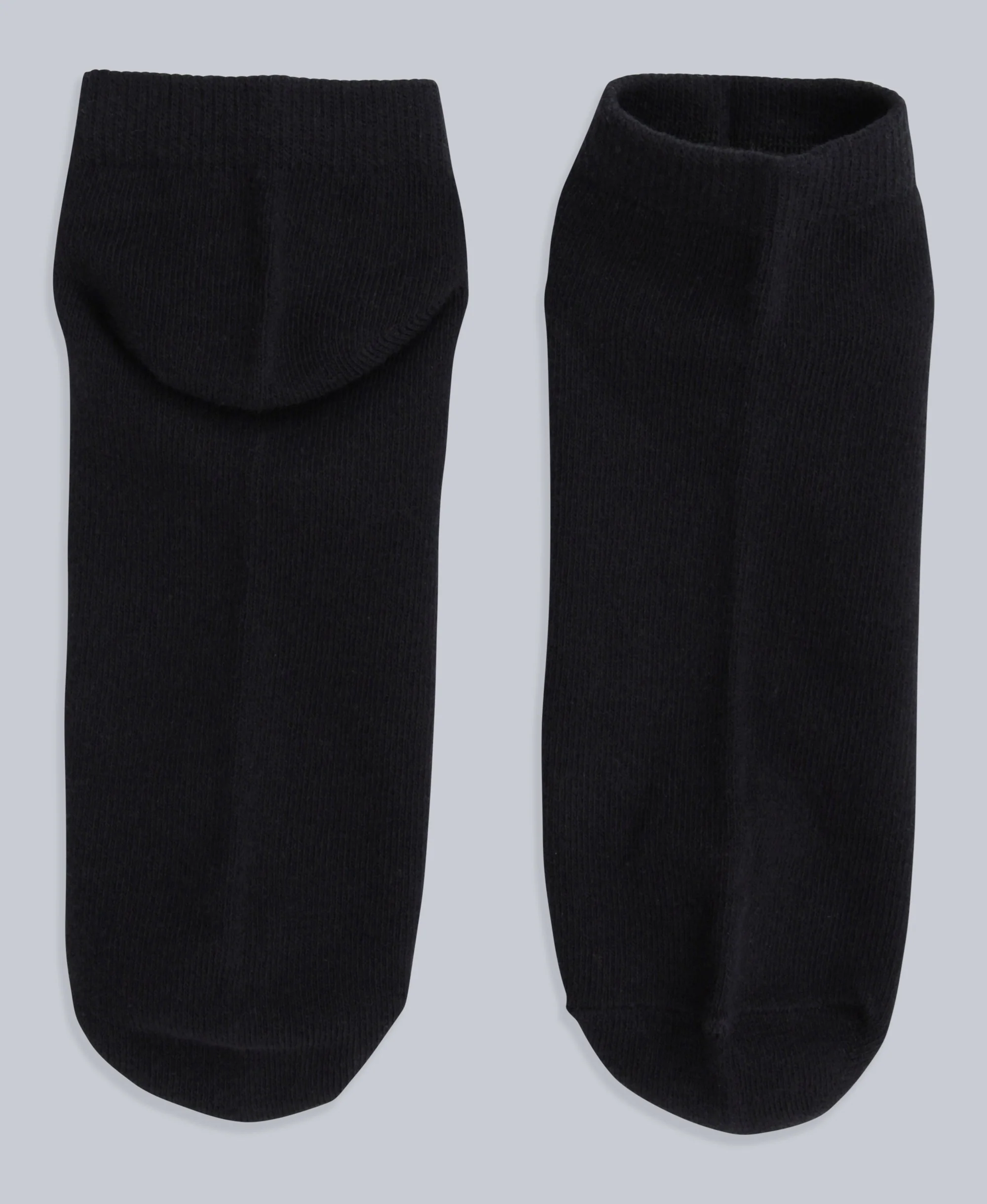 Casey Cotton Rich Trainer Socks- 5 Pack - Black - Image 3