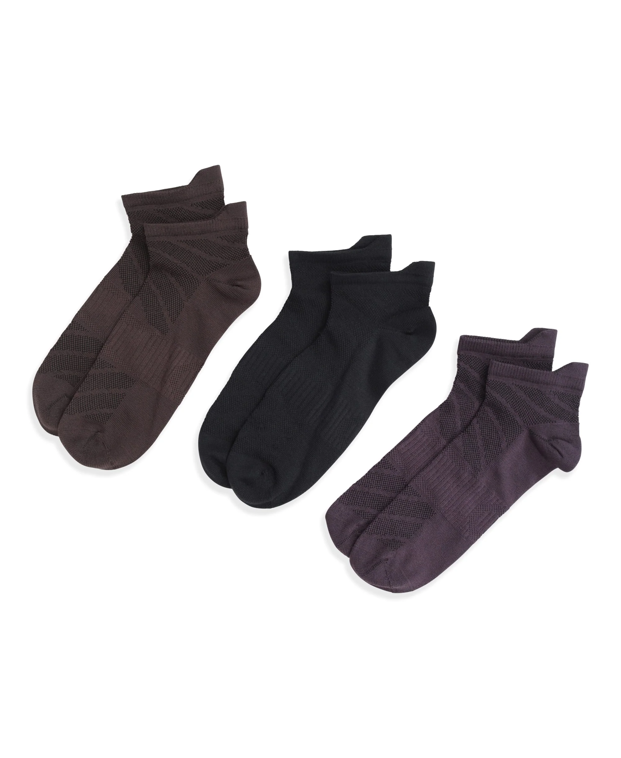 Casey Cotton Rich Trainer Socks- 5 Pack - Light Beige - Image 2