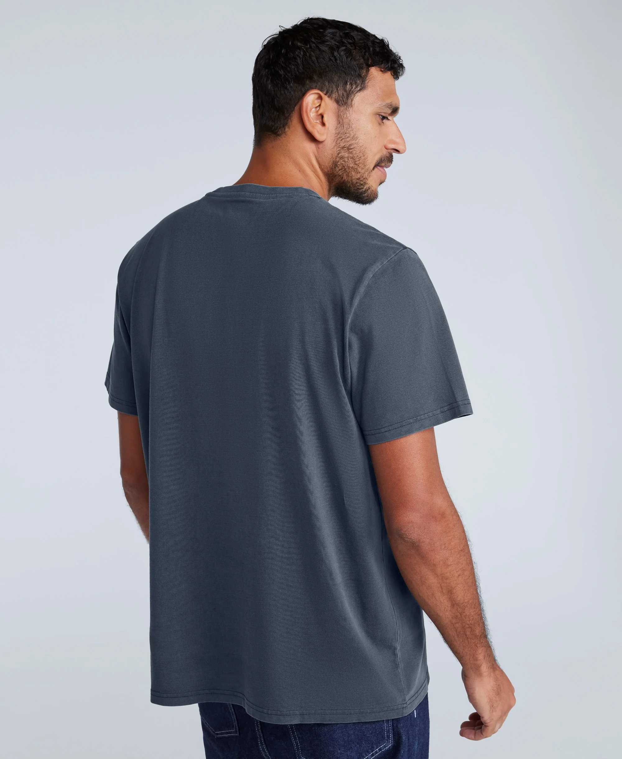 Chase Mens Graphic Relaxed T-Shirt - Navy - Image 3