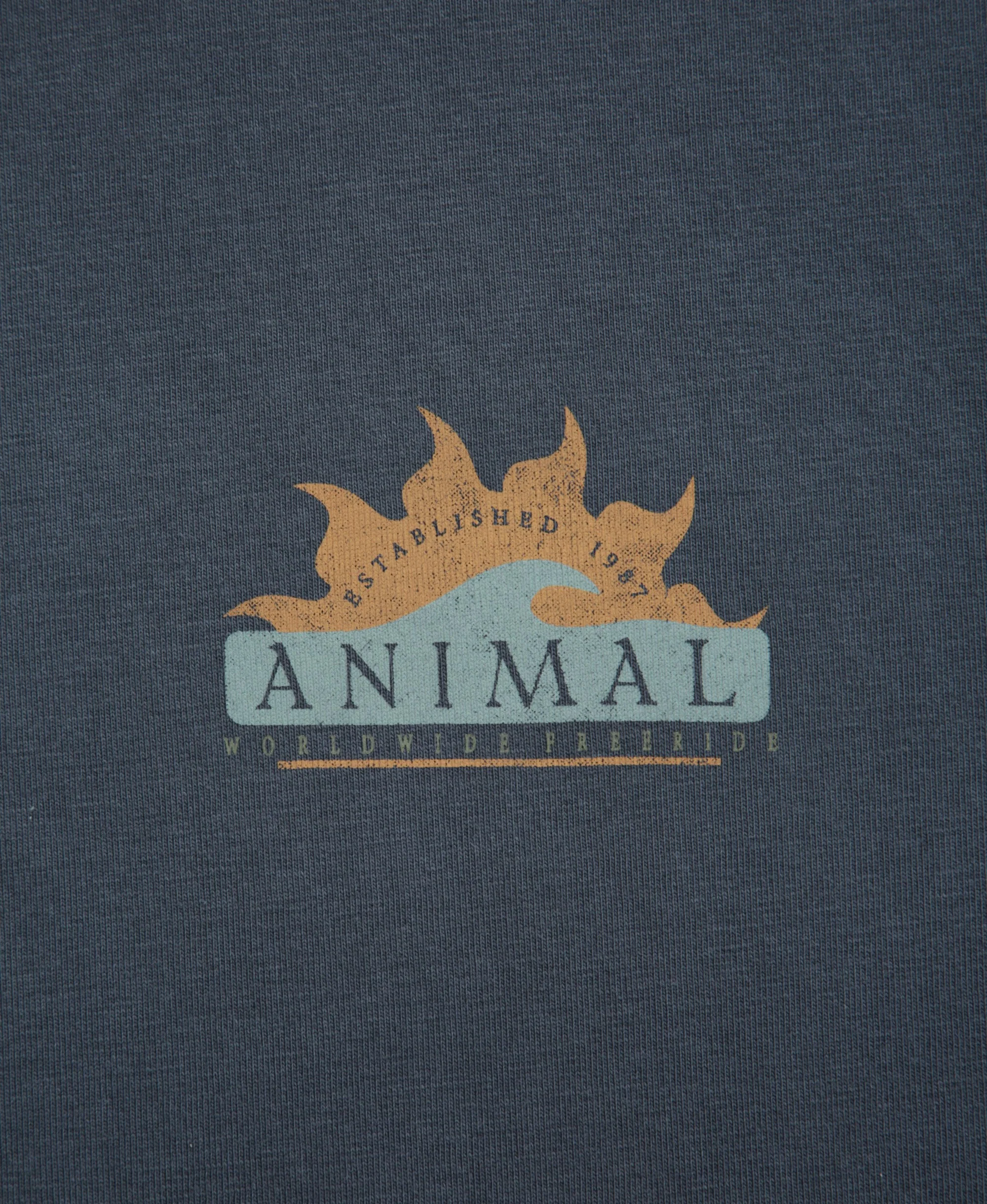 Chase Mens Graphic Relaxed T-Shirt - Navy - Image 8