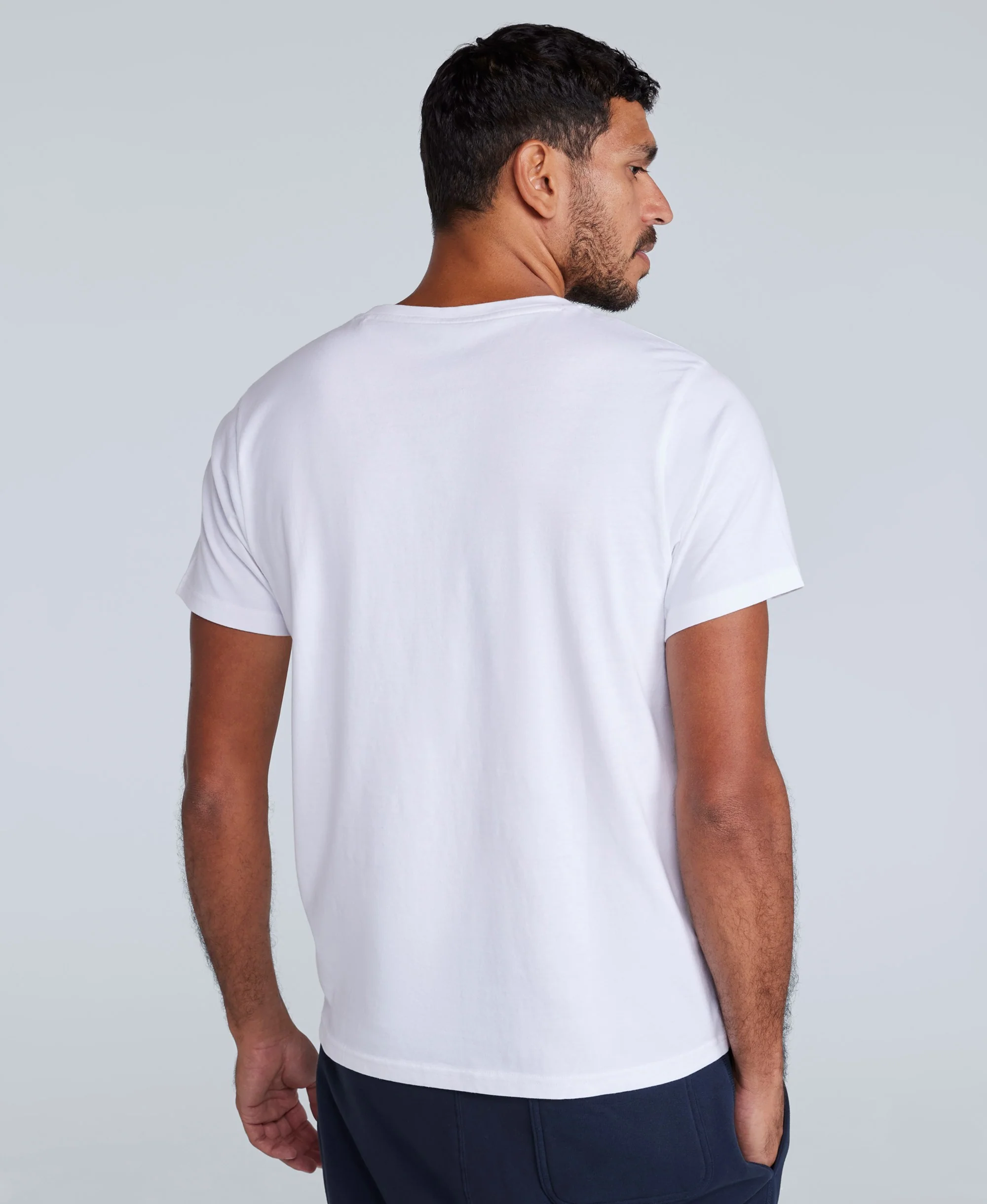 Classico Mens T-Shirt - White - Image 3