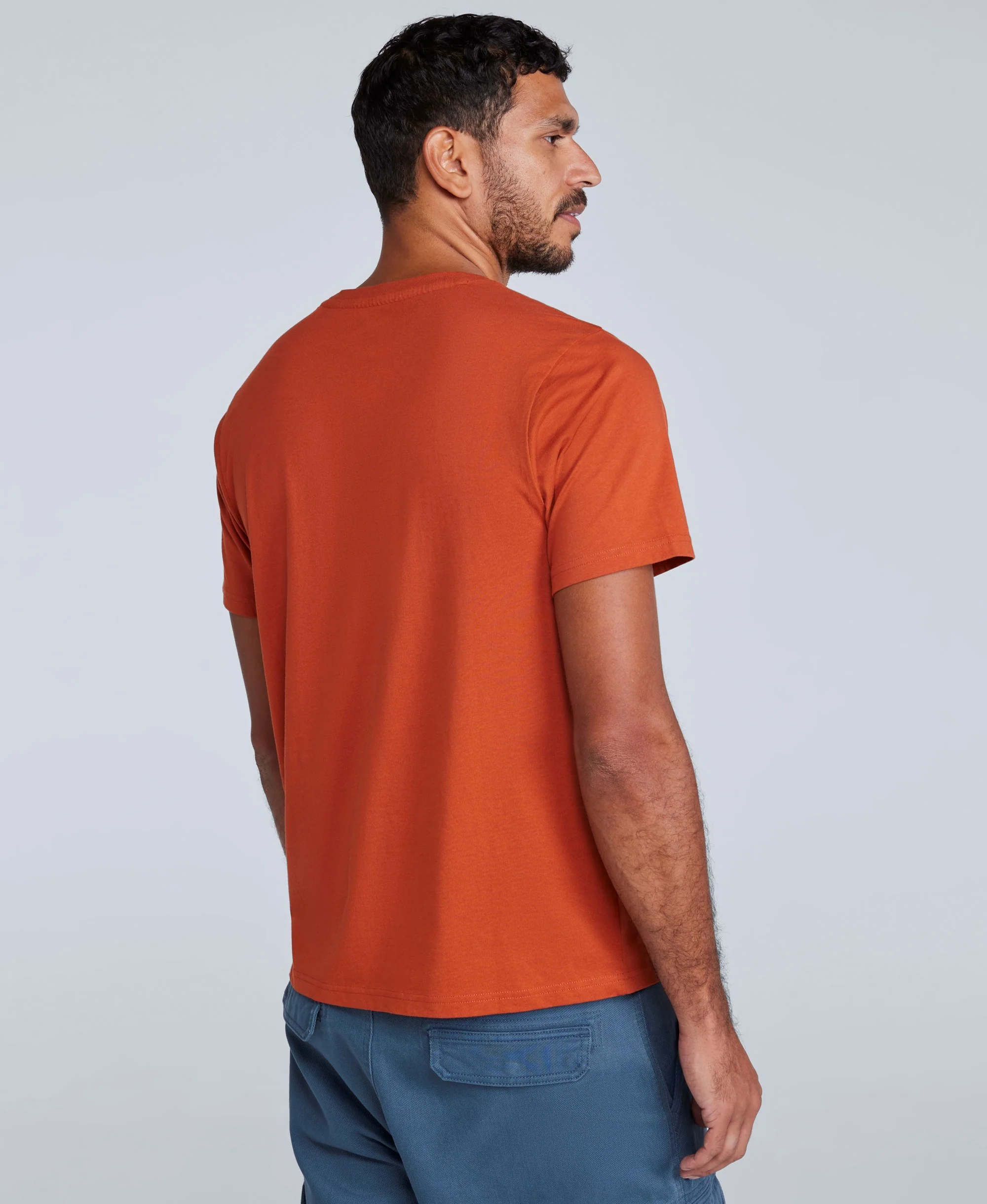 Classico Mens T-Shirt - Rust - Image 2