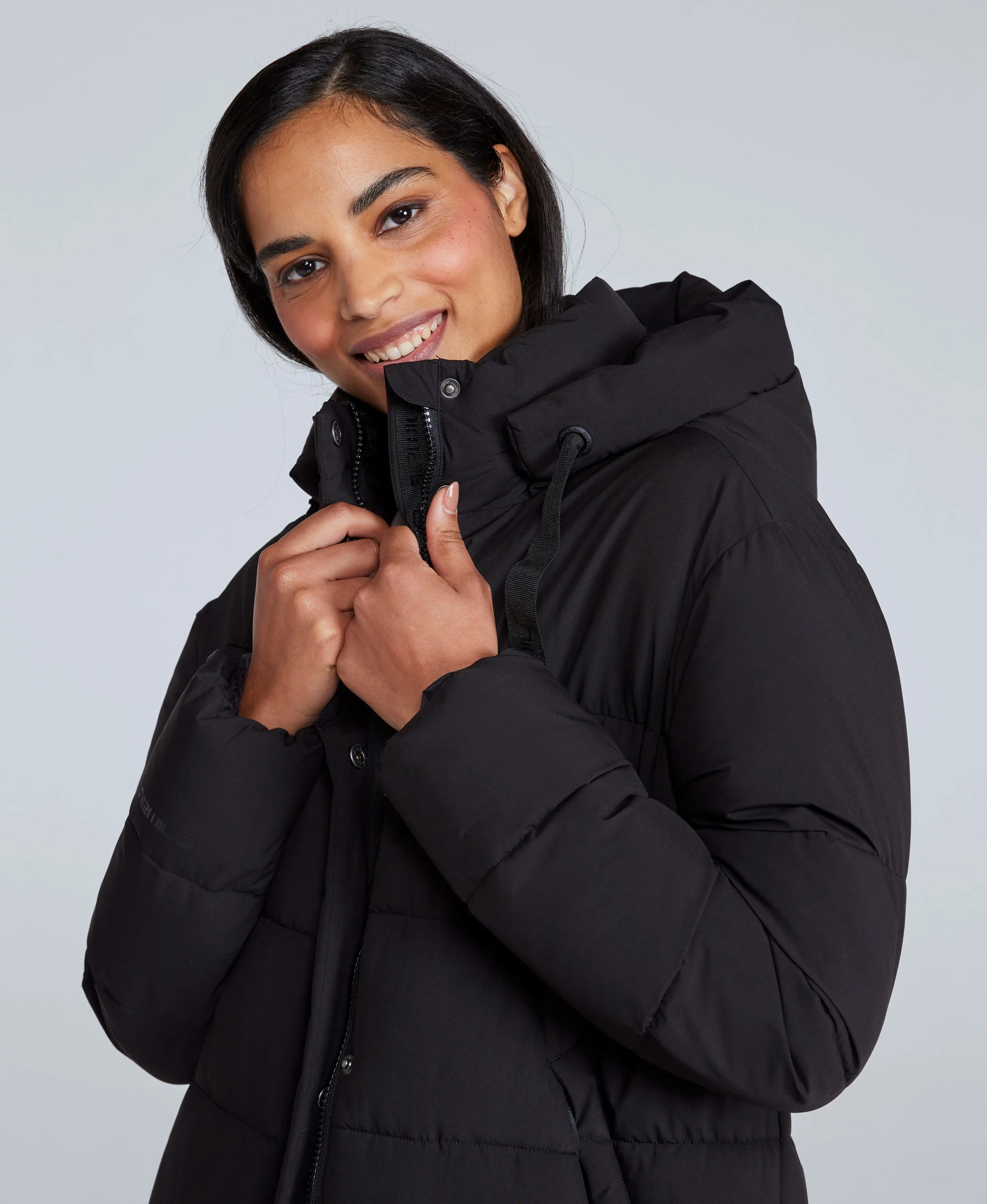 Comfort Cloud Womens Coat - Jet Black - Image 4