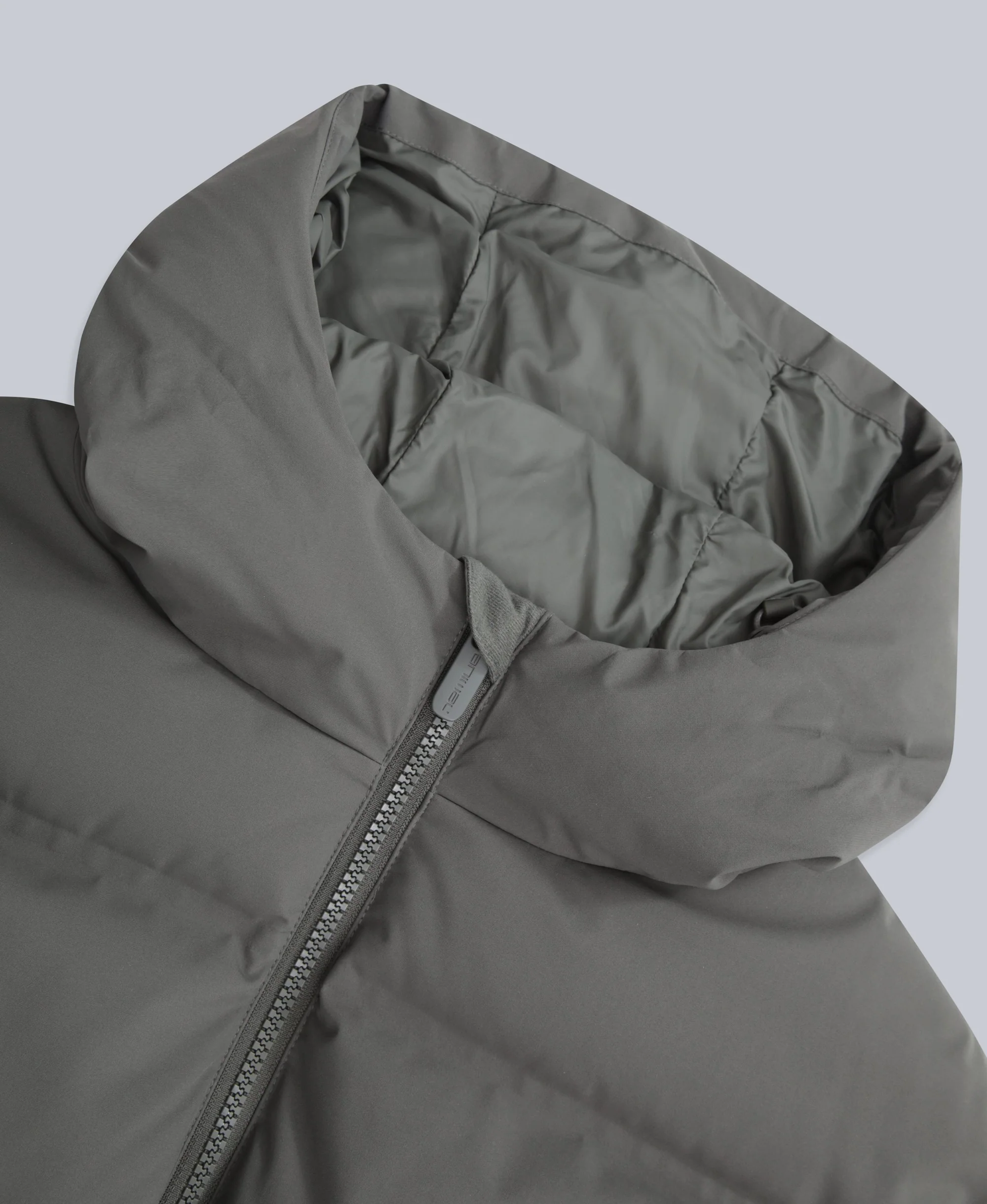 Cosi Cloud Womens Mid Length Down Coat - Khaki - Image 7