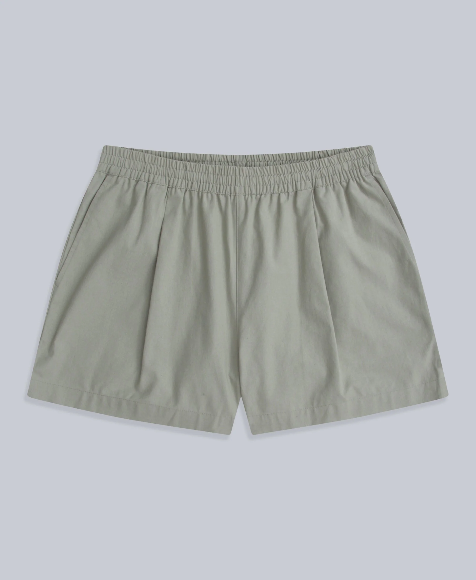 Cotton Comfort Womens Shorts - Pale Green - Image 5
