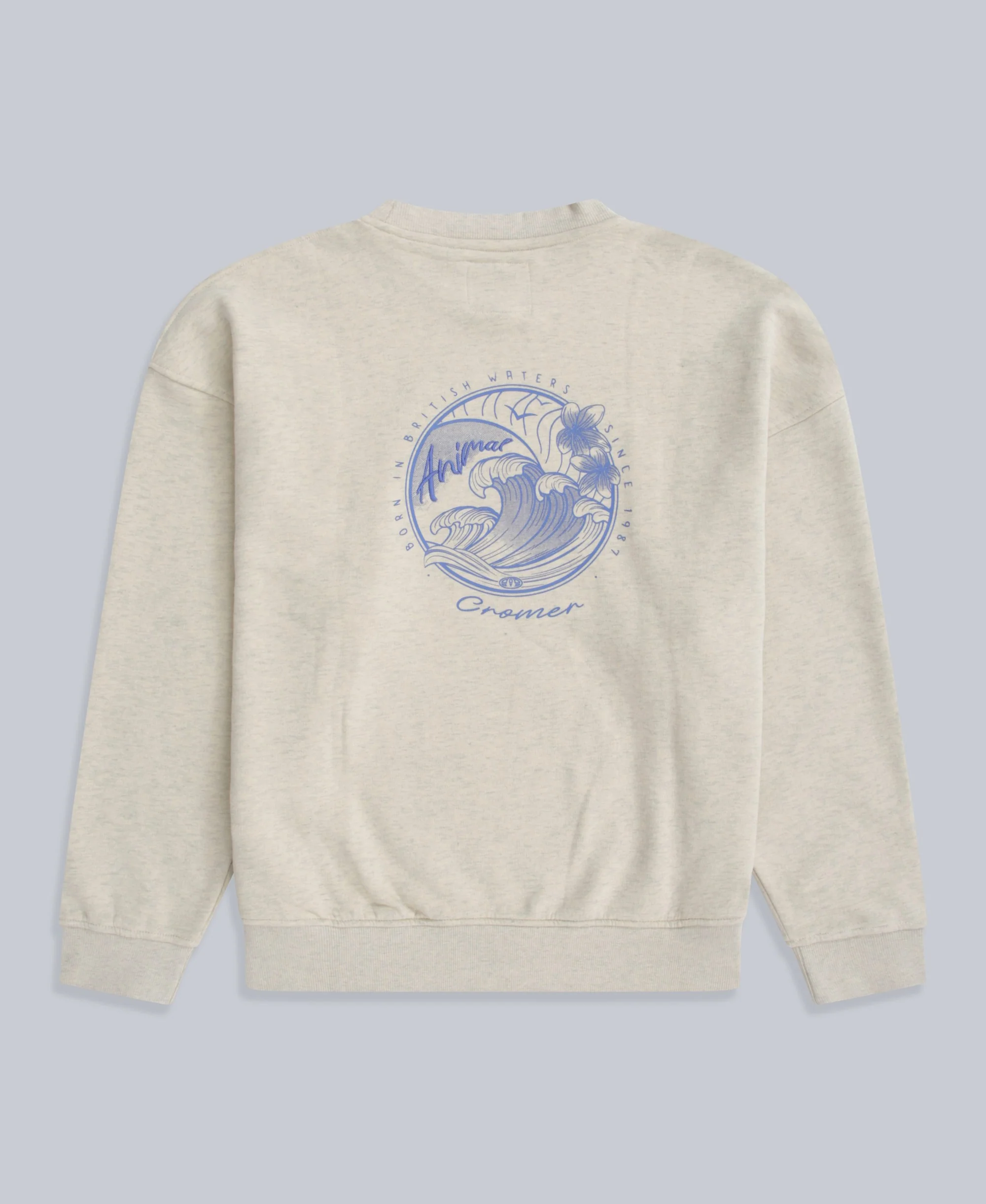 Dakota Womens Cromer Sweatshirt - Light Beige - Image 2