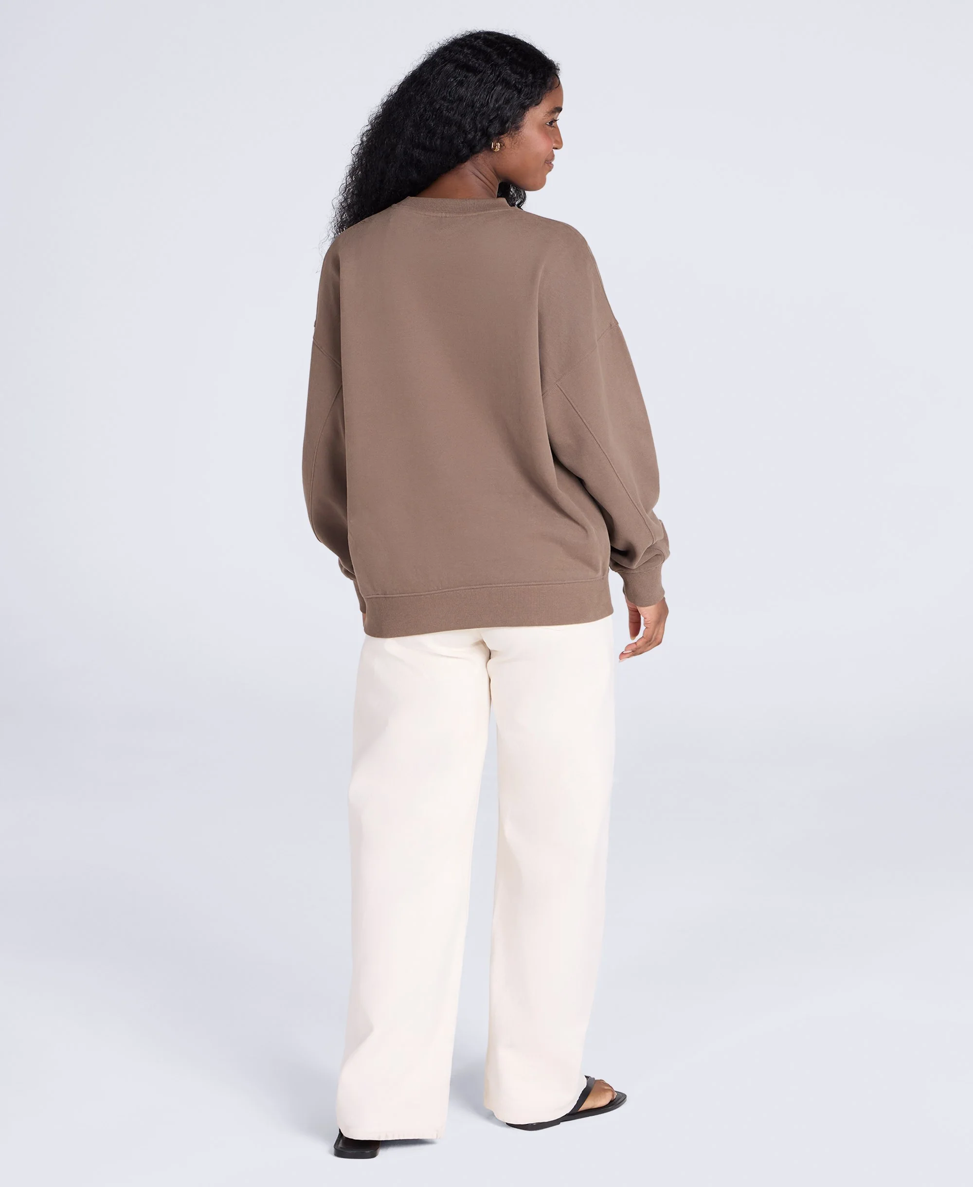 Dakota Womens Graphic Sweatshirt - Brown - Image 5
