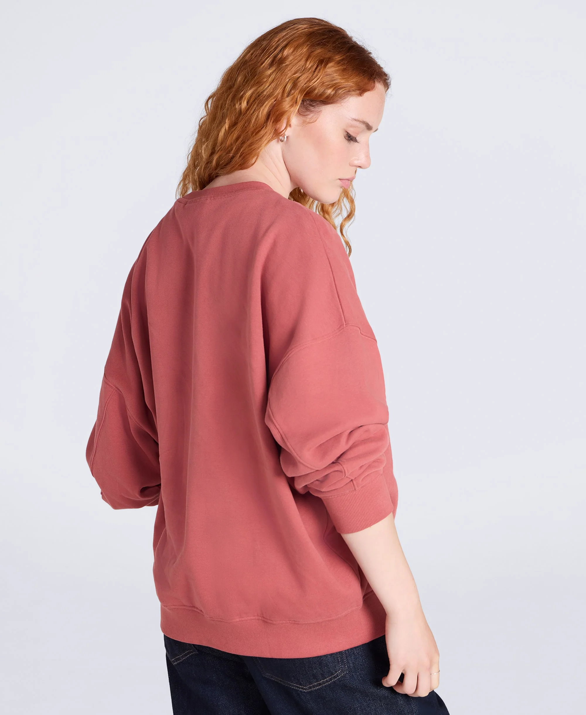 Dakota Womens Graphic Sweatshirt - Red - Image 3
