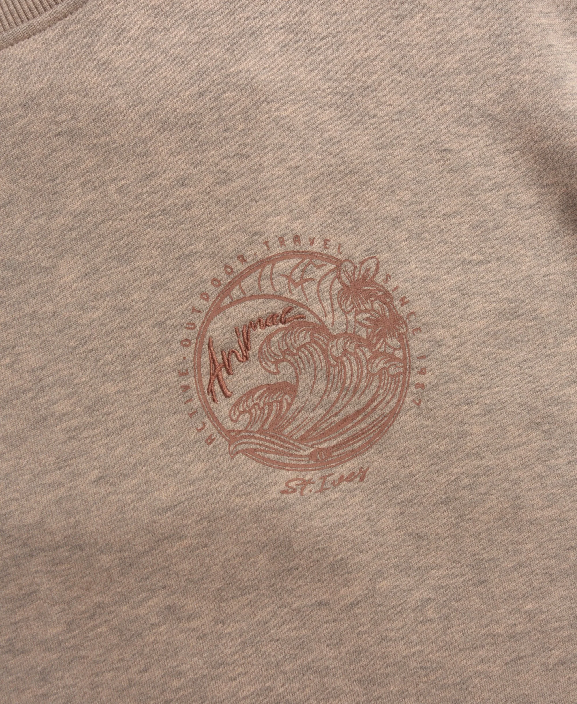 Dakota Womens St Ives Sweatshirt - Beige - Image 3
