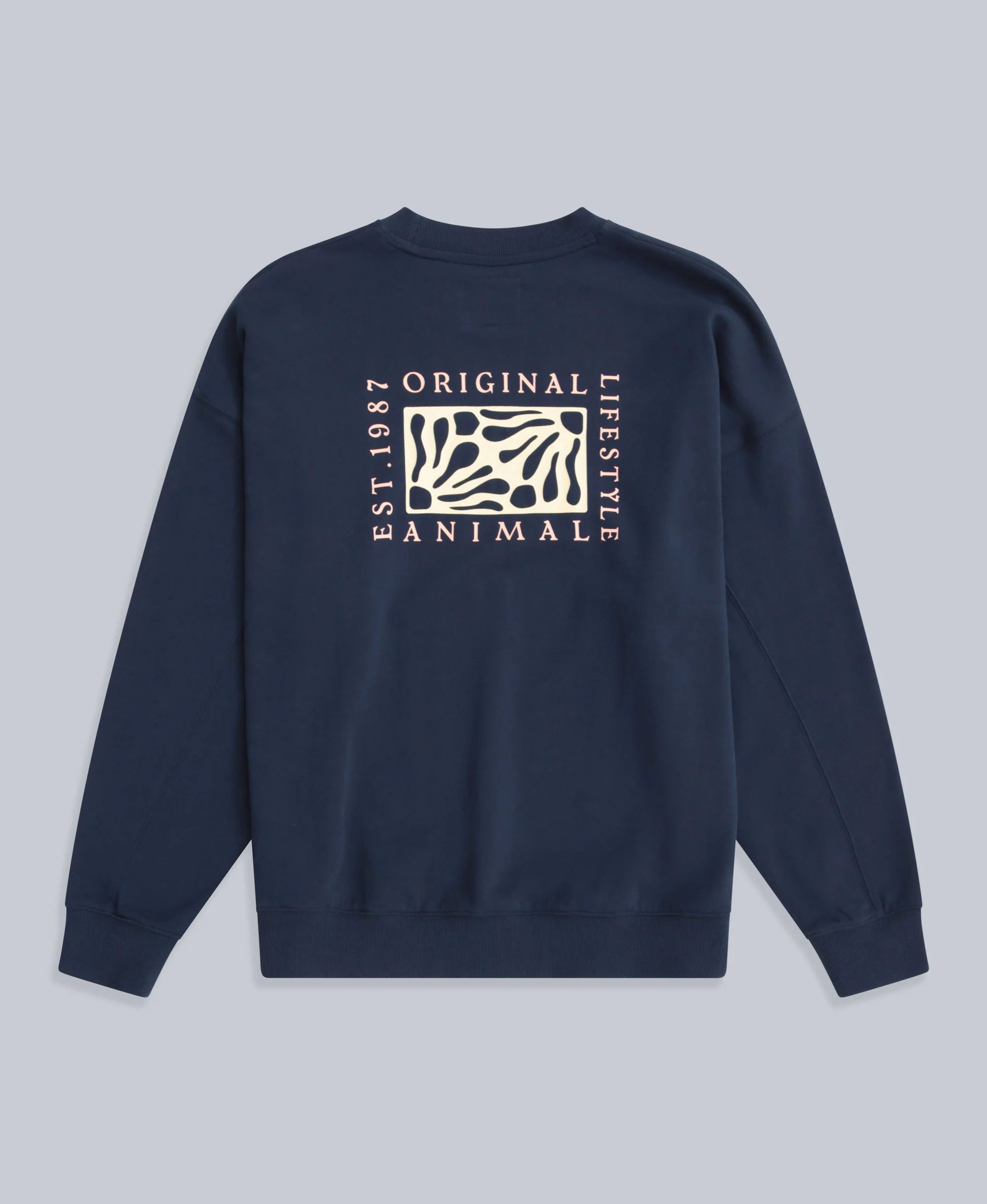 Dakota Womens Sweatshirt - Navy - Image 7