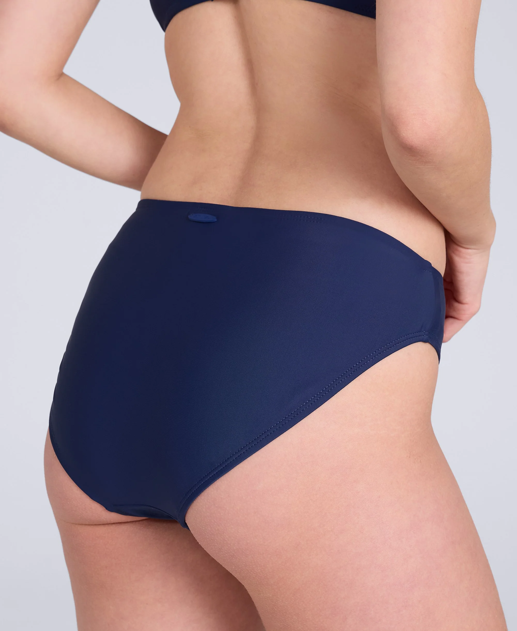 Docks Womens Bandeau Bikini Bottom - Dark Blue - Image 3