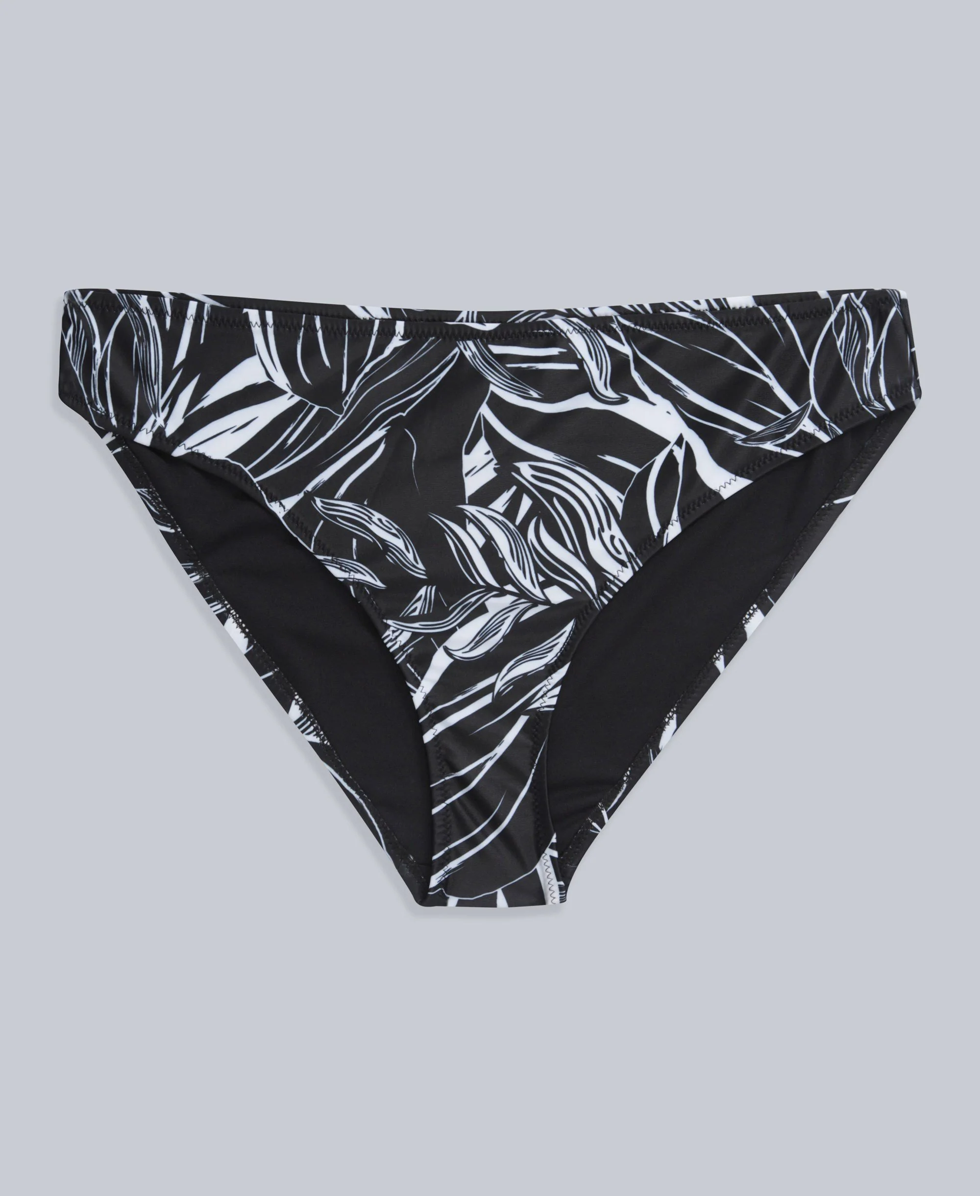 Docks Womens Printed Bikini Bottoms - Jet Black - Image 5
