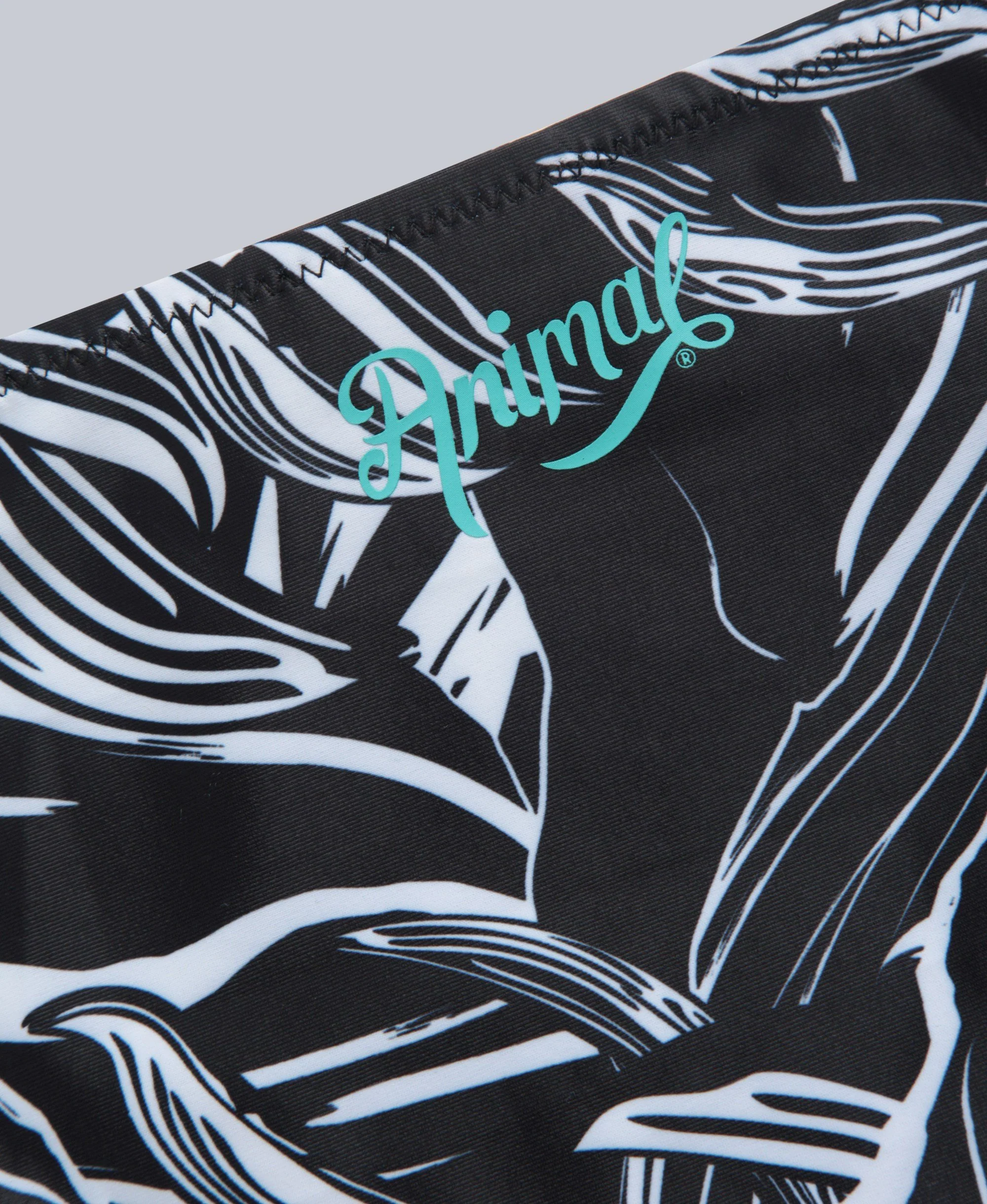 Docks Womens Printed Bikini Bottoms - Jet Black - Image 8