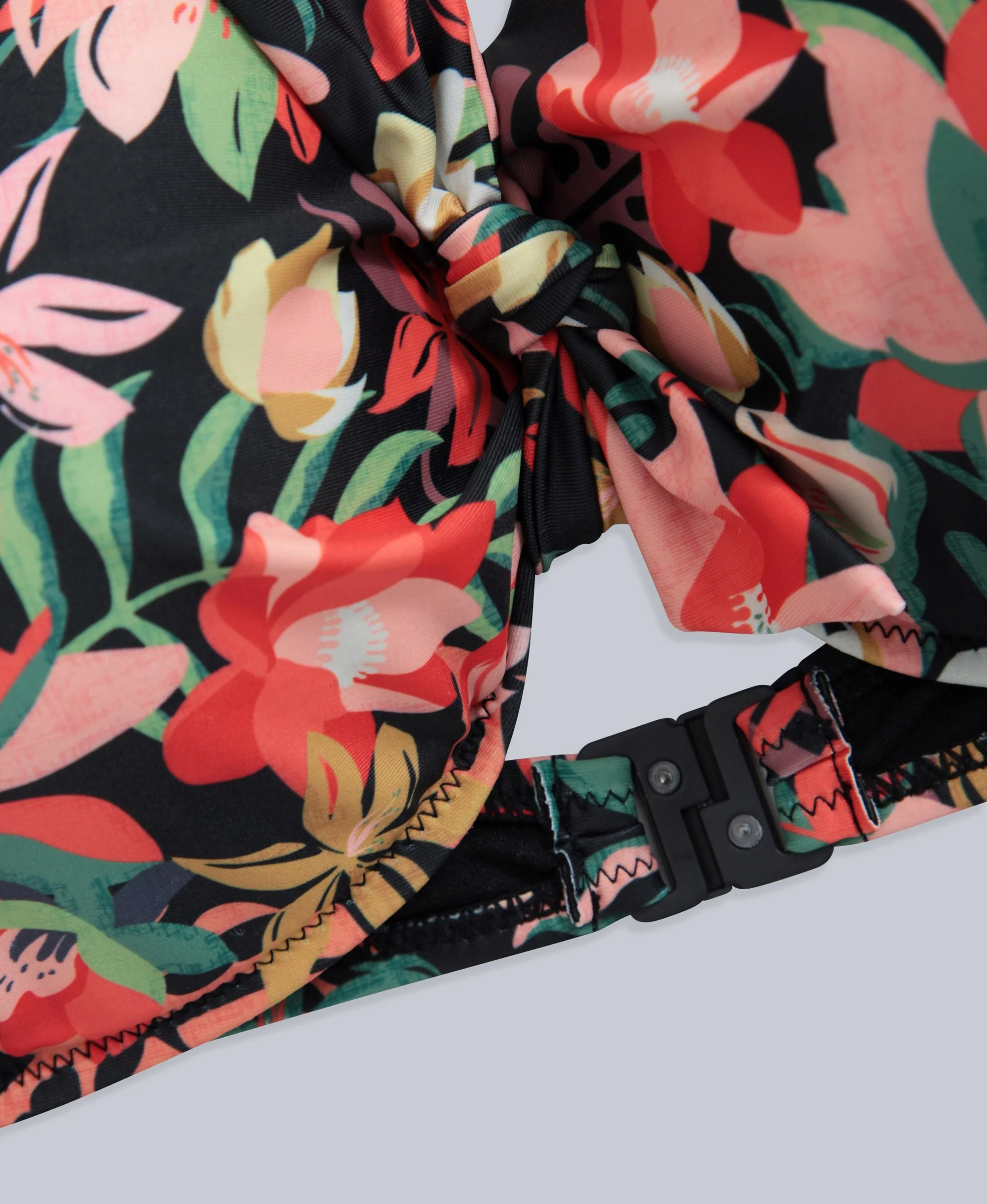 Docks Womens Printed Tie Front Bikini Top - Mixed - Image 7