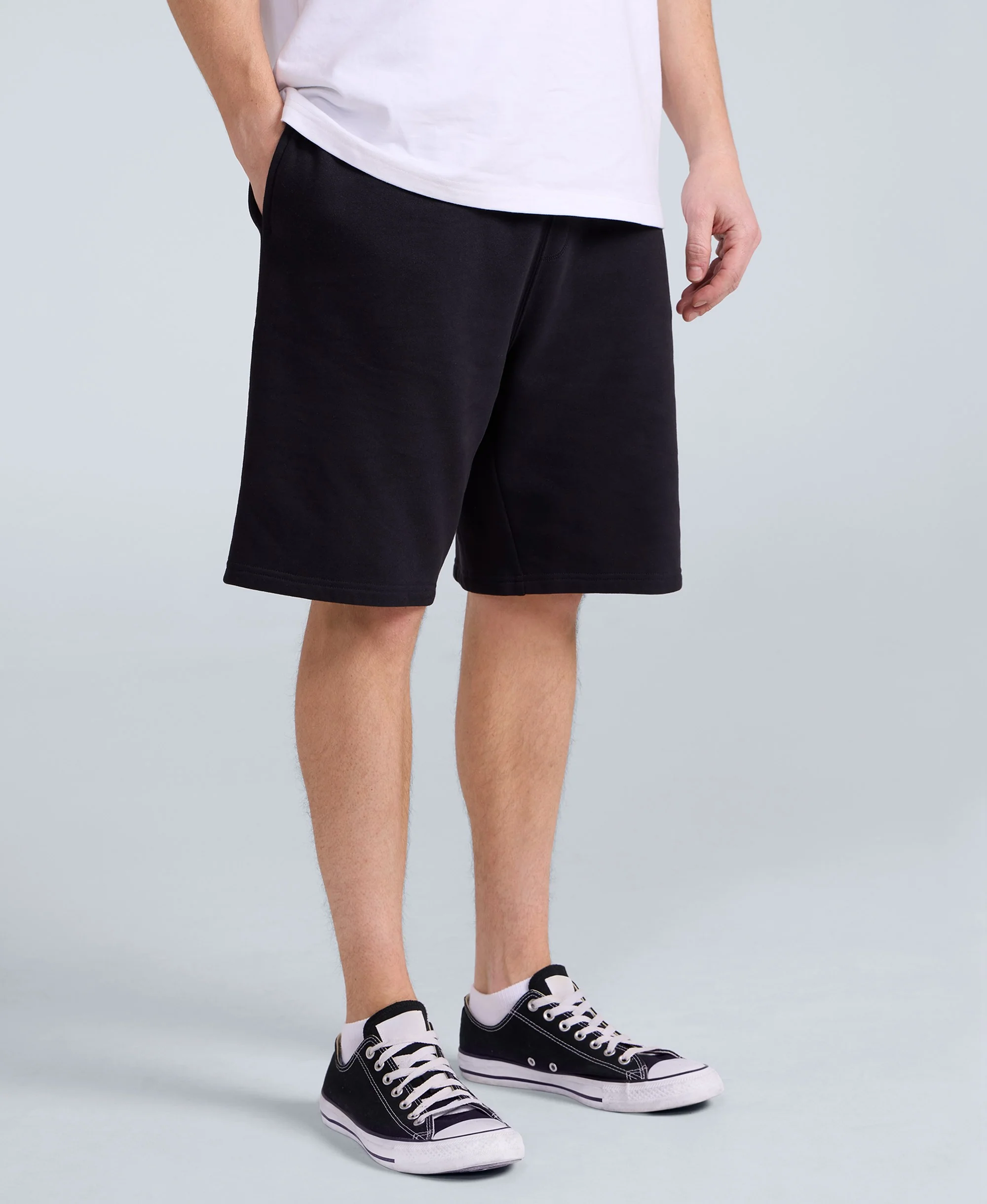Driver Mens Jogger Shorts - Black