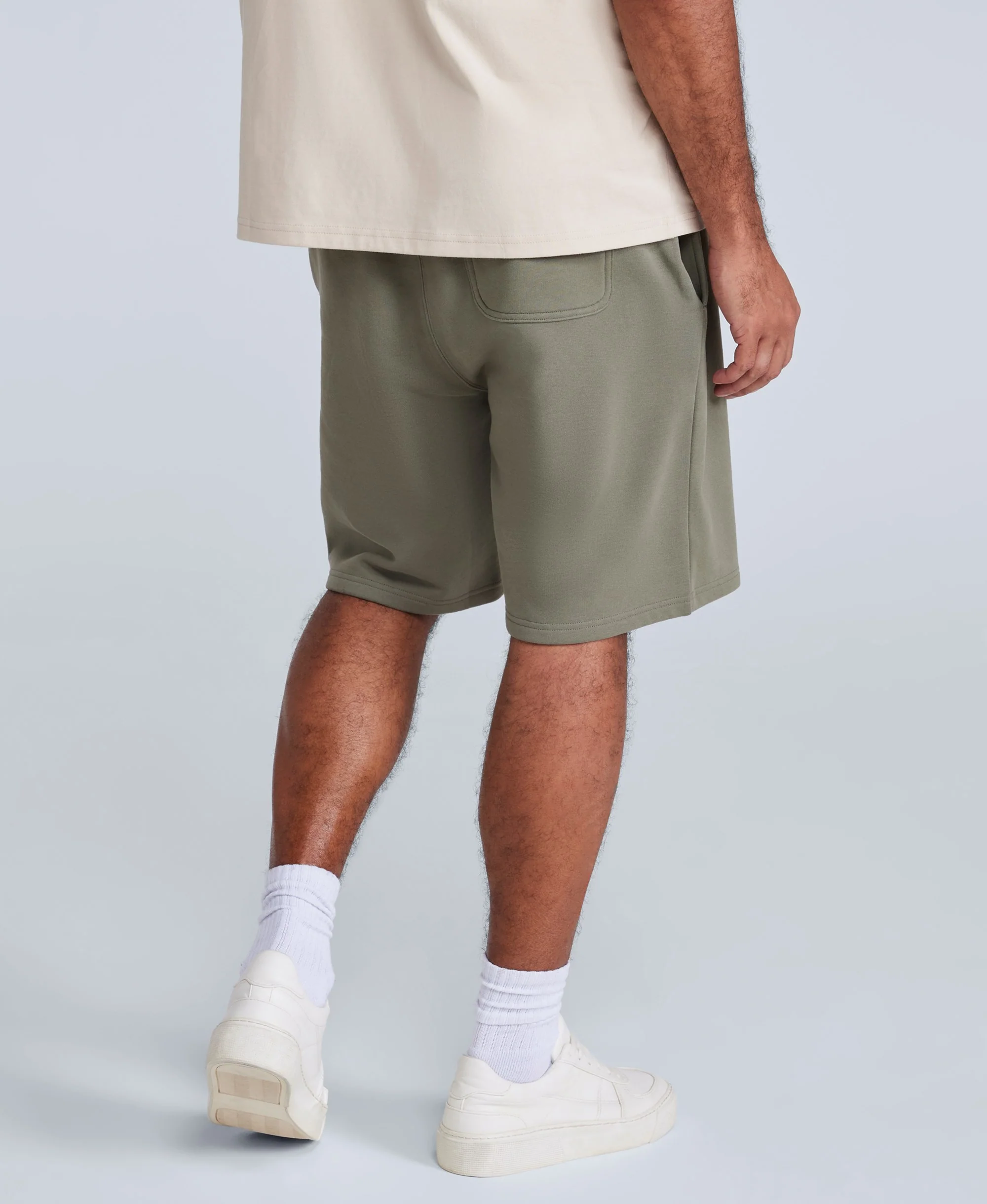 Driver Mens Jogger Shorts - Khaki - Image 3