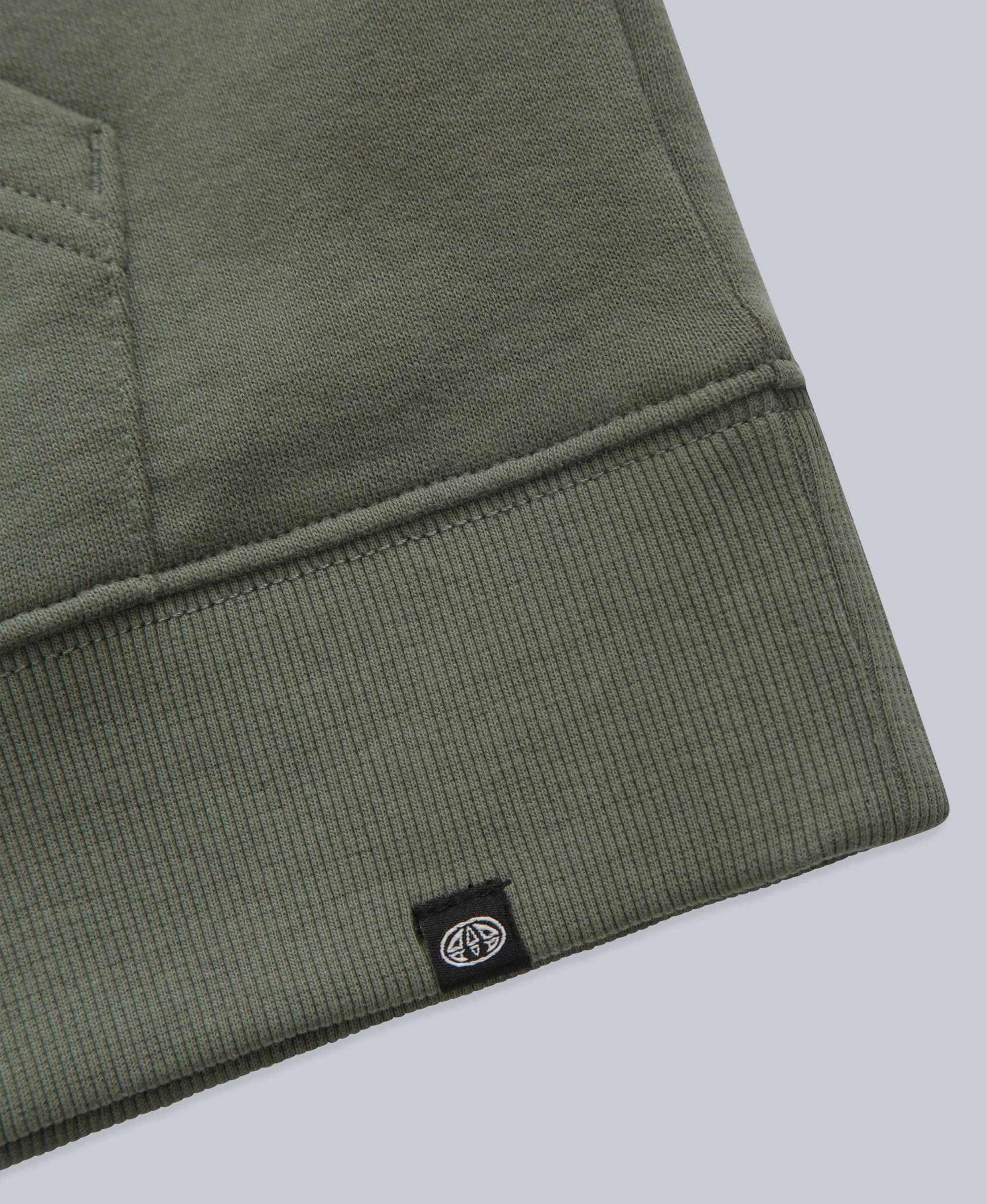 Driver Mens Logo Hoodie - Khaki - Image 4