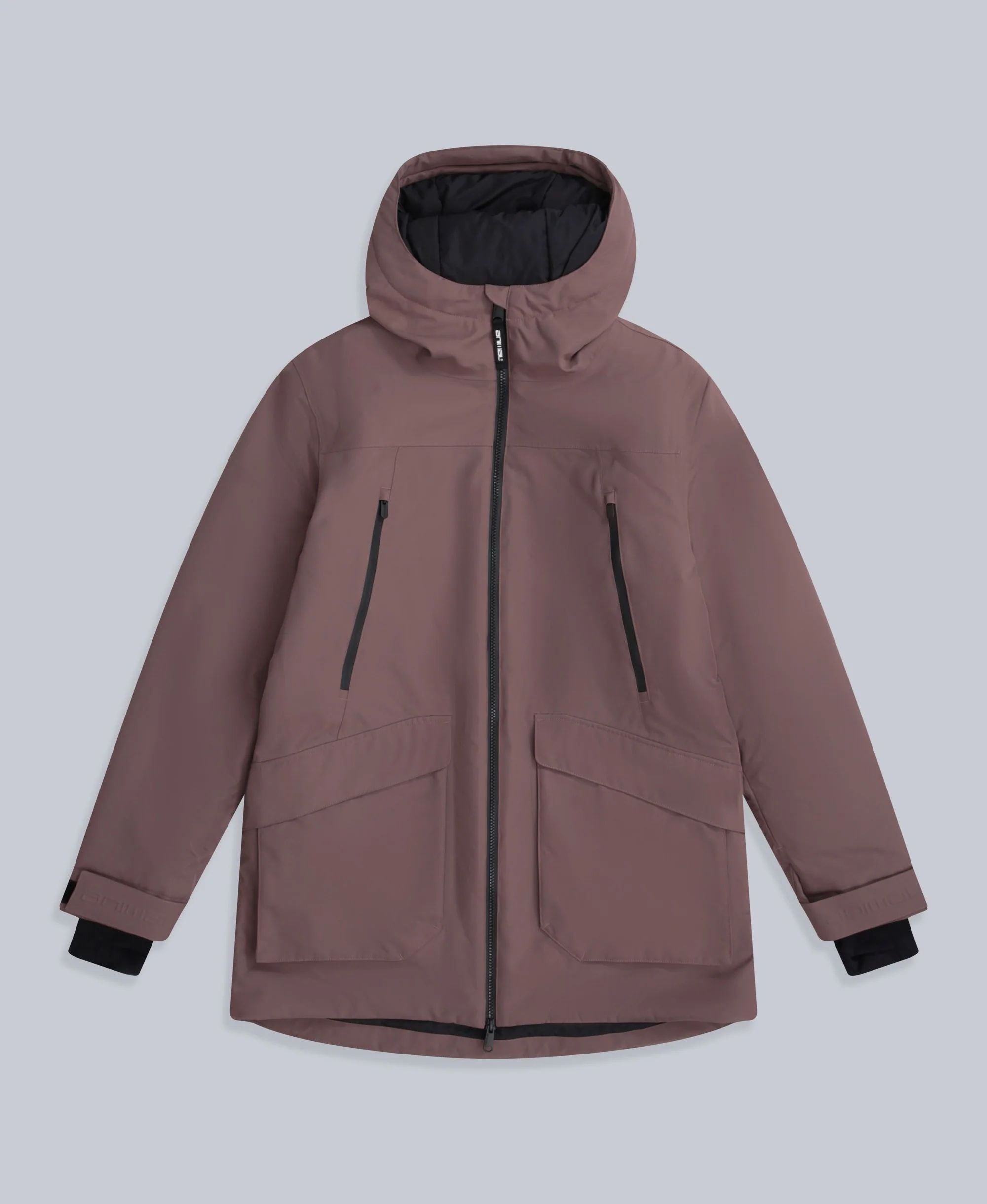 Echo Womens Waterproof Ski Jacket - Brown - Image 7