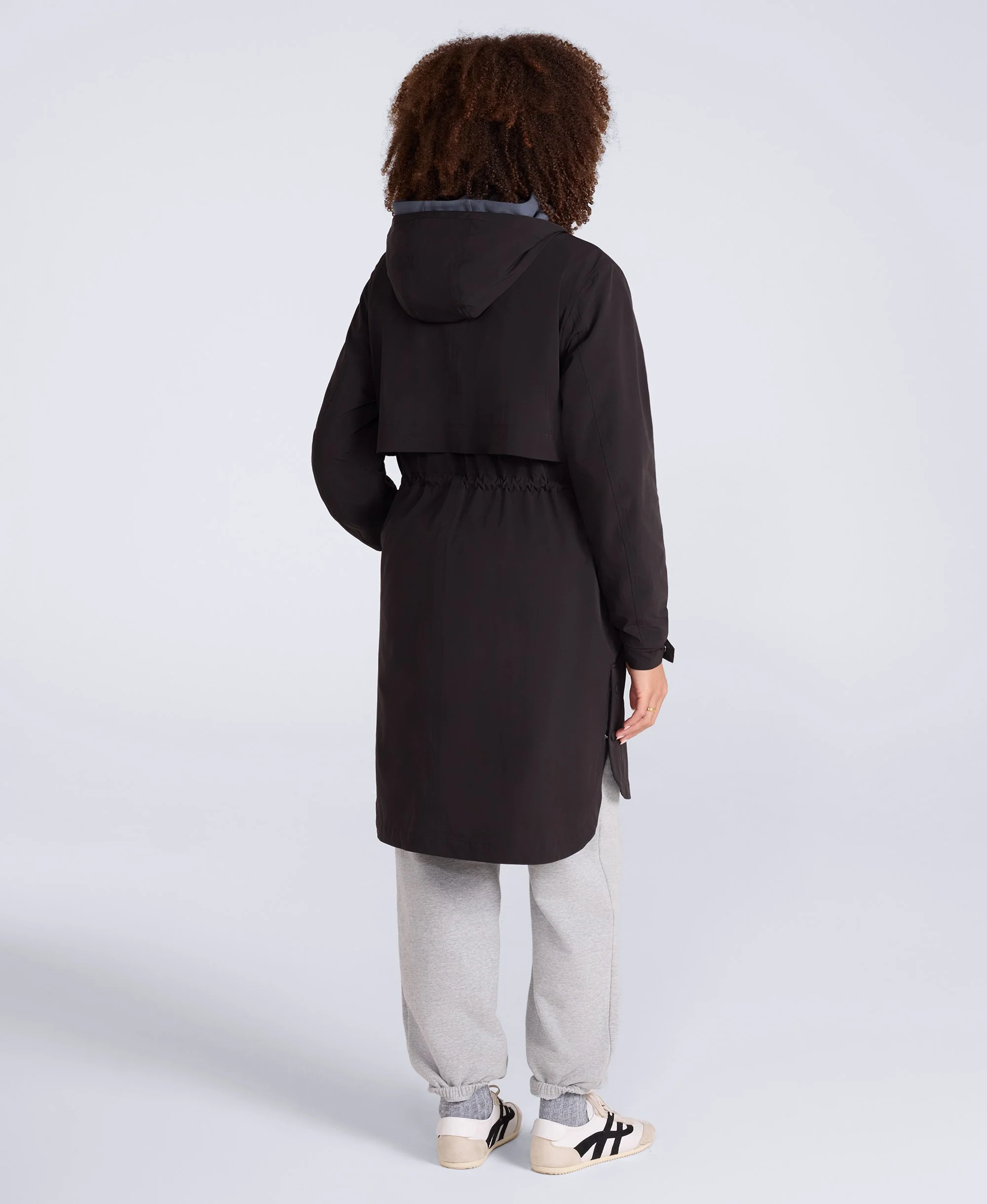 Eden Womens Mac - Black - Image 5