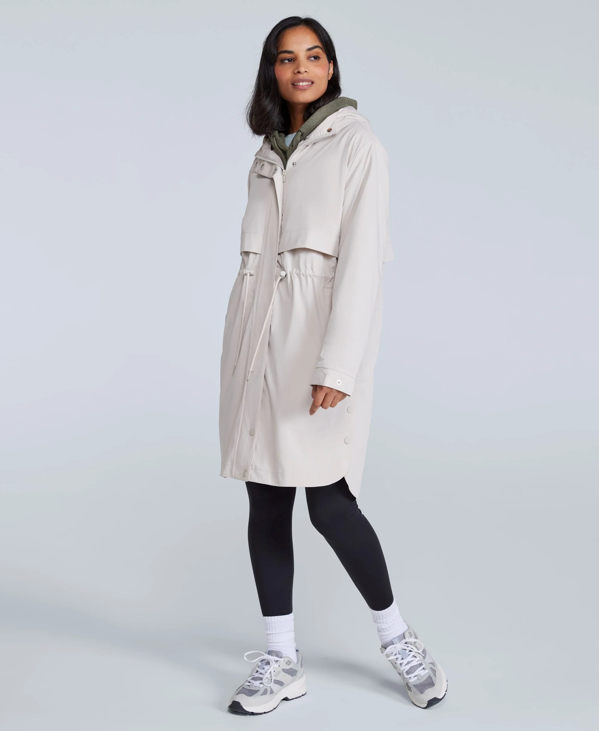 Eden Womens Mac - Light Beige - Image 4